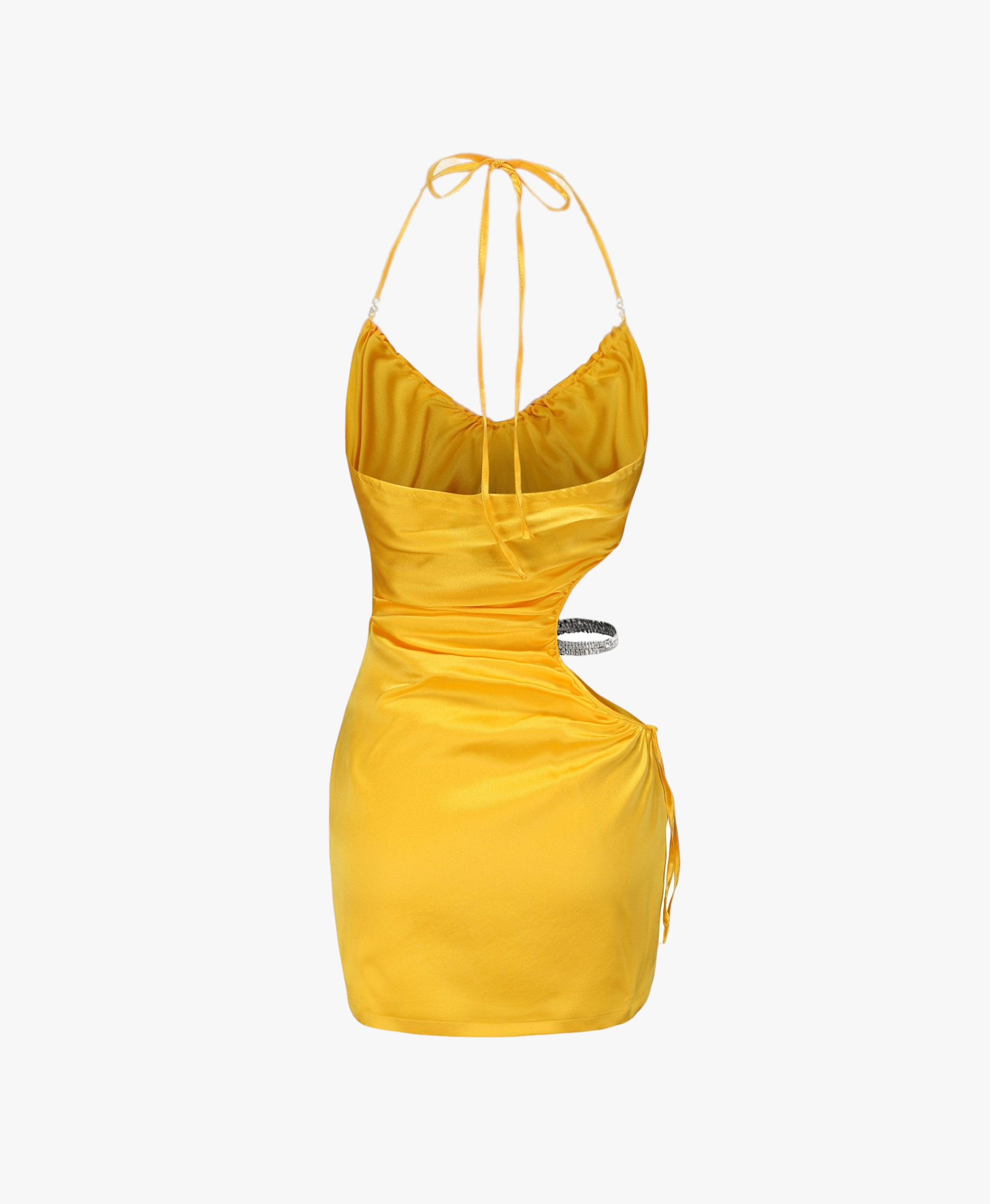 Yellow June Halter Dress (Final Sale) made by Nana Jacqueline