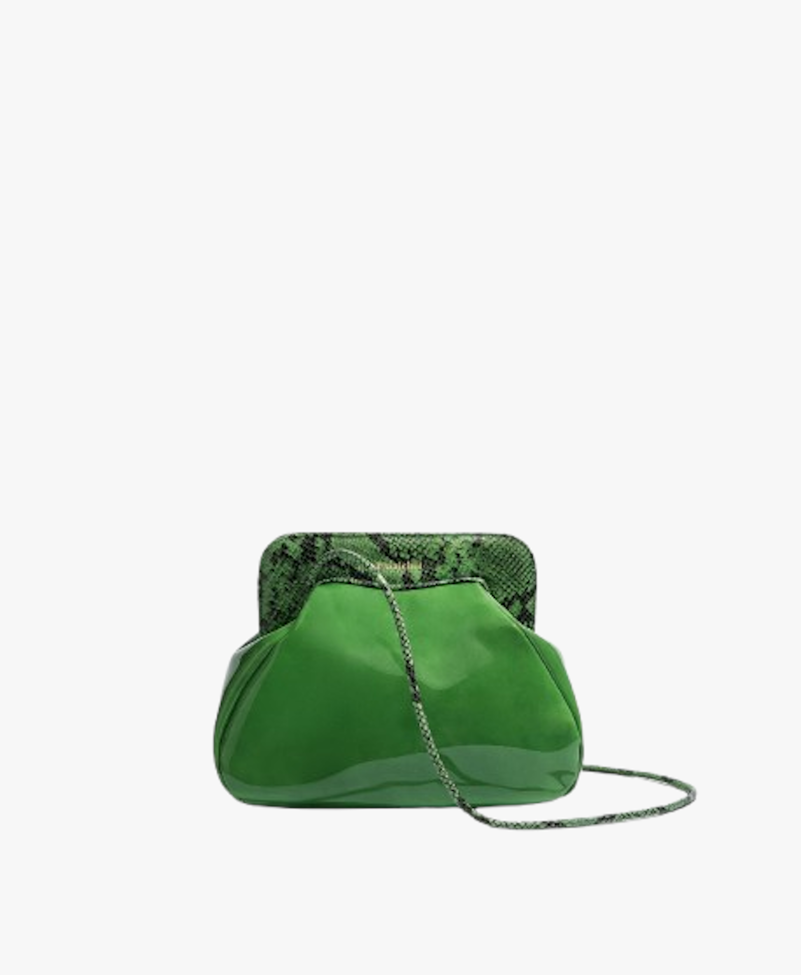 Constanza green patent leather made by Phialebel