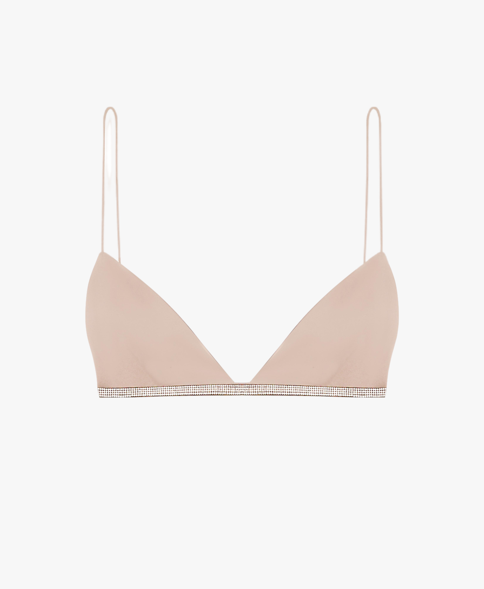 ROSIE SILK BRA in Pink made by NUÉ