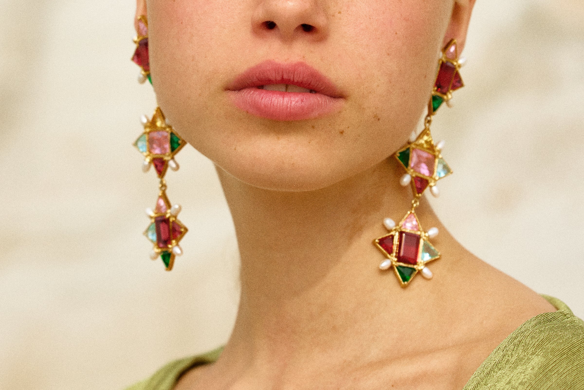 Shop Christie Nicolaides Calliope Earrings Multi