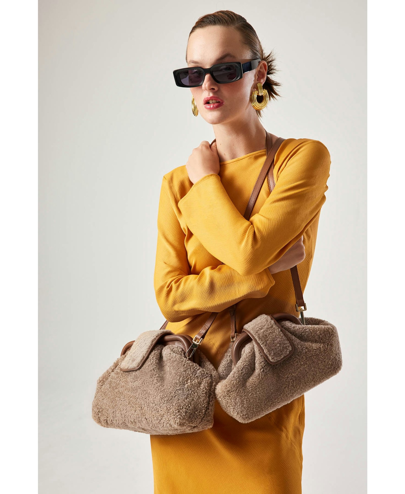 Eva Mini Sütlü Kahve in Brown made by Maven Bag