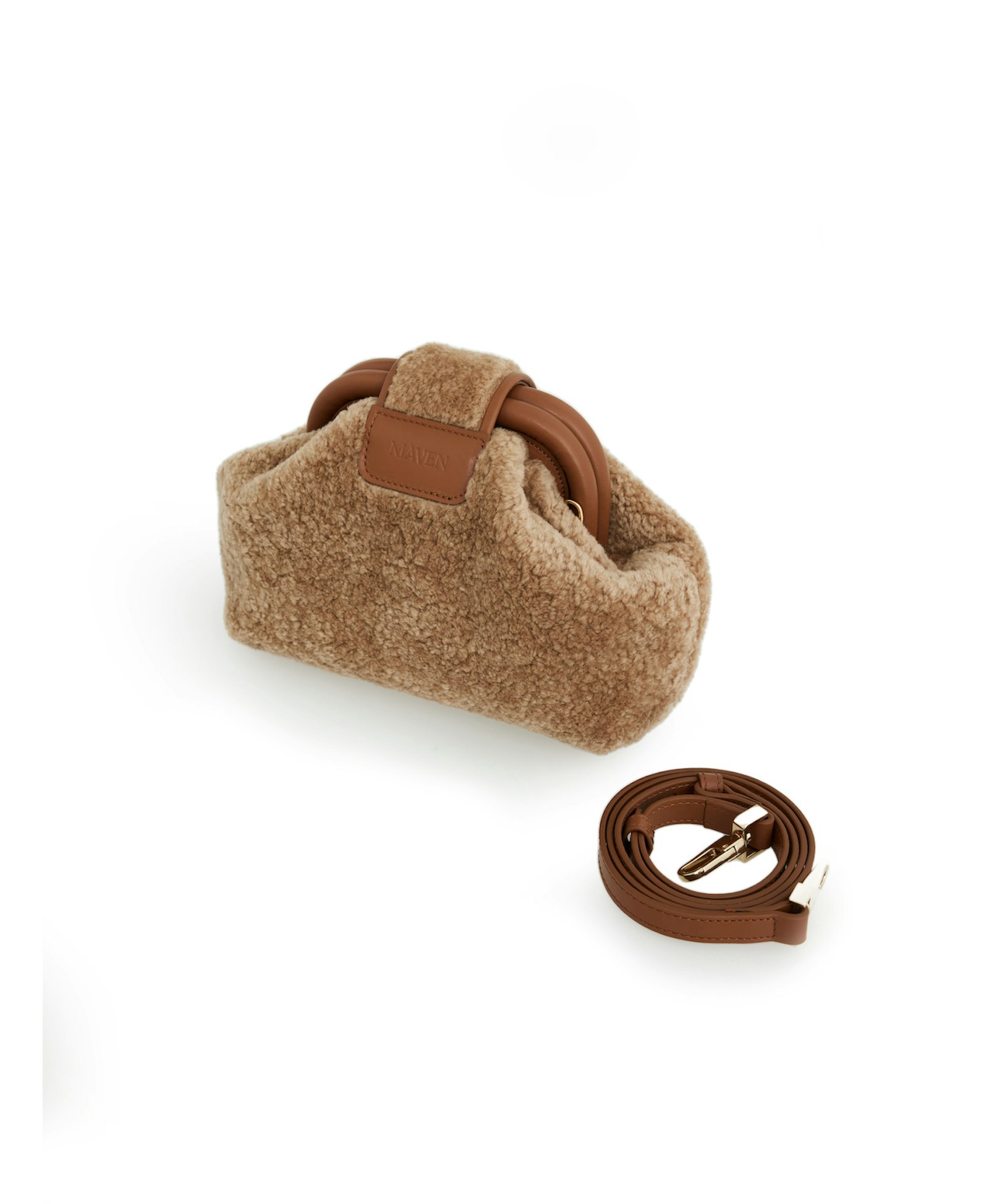 Eva Mini Sütlü Kahve in Brown made by Maven Bag