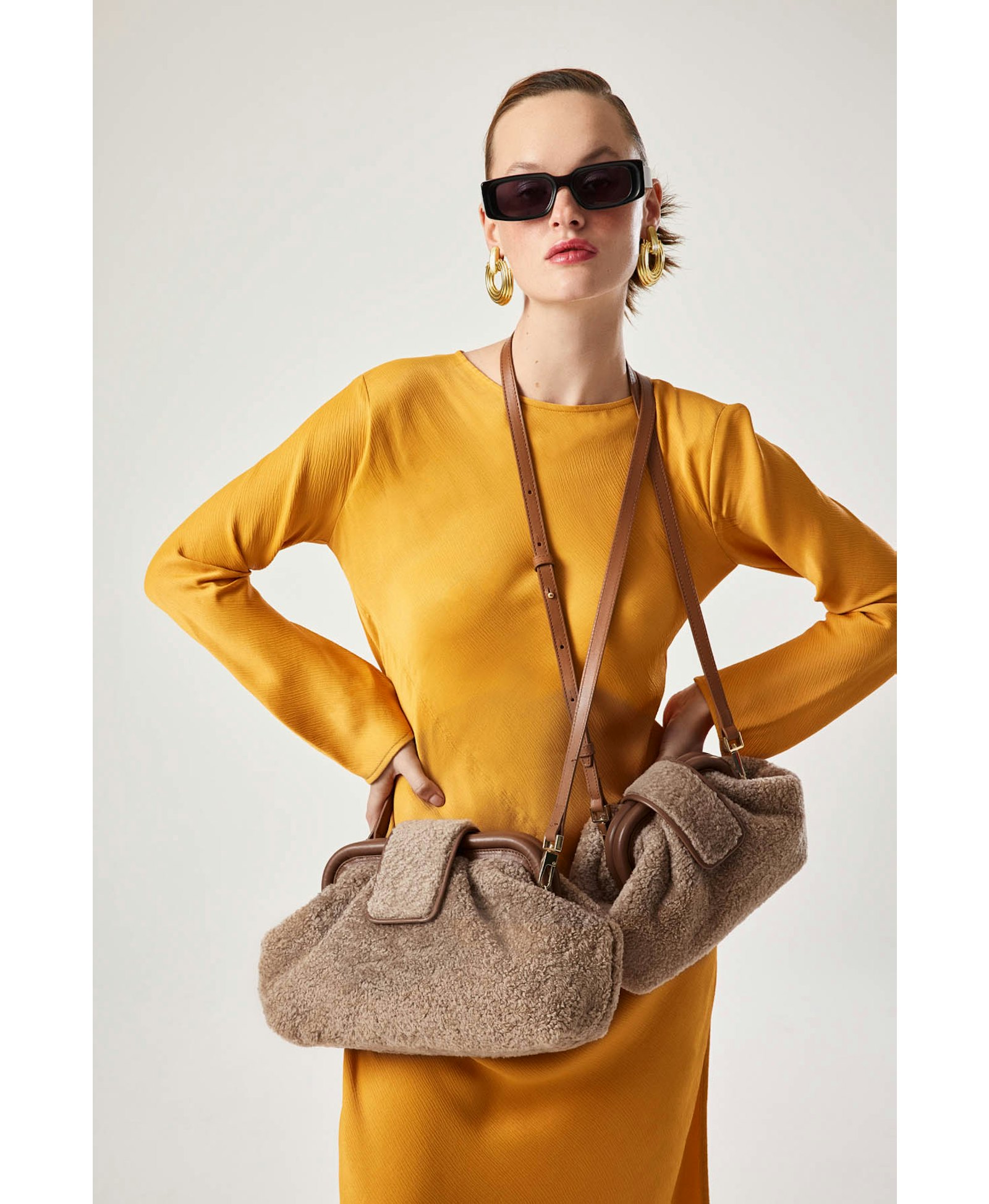 Eva Mini Sütlü Kahve in Brown made by Maven Bag