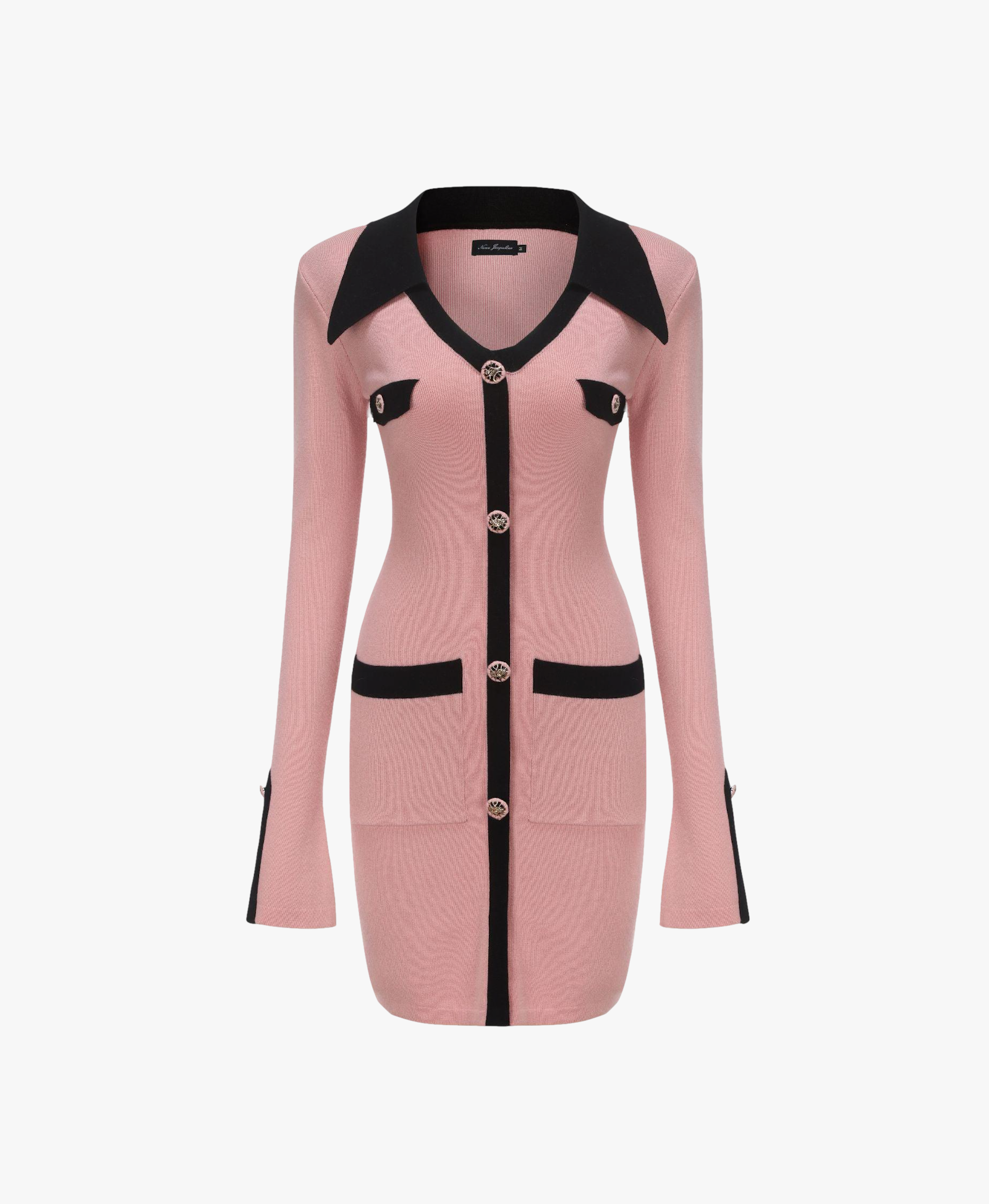 Ada Knit Dress in Pink made by Nana Jacqueline