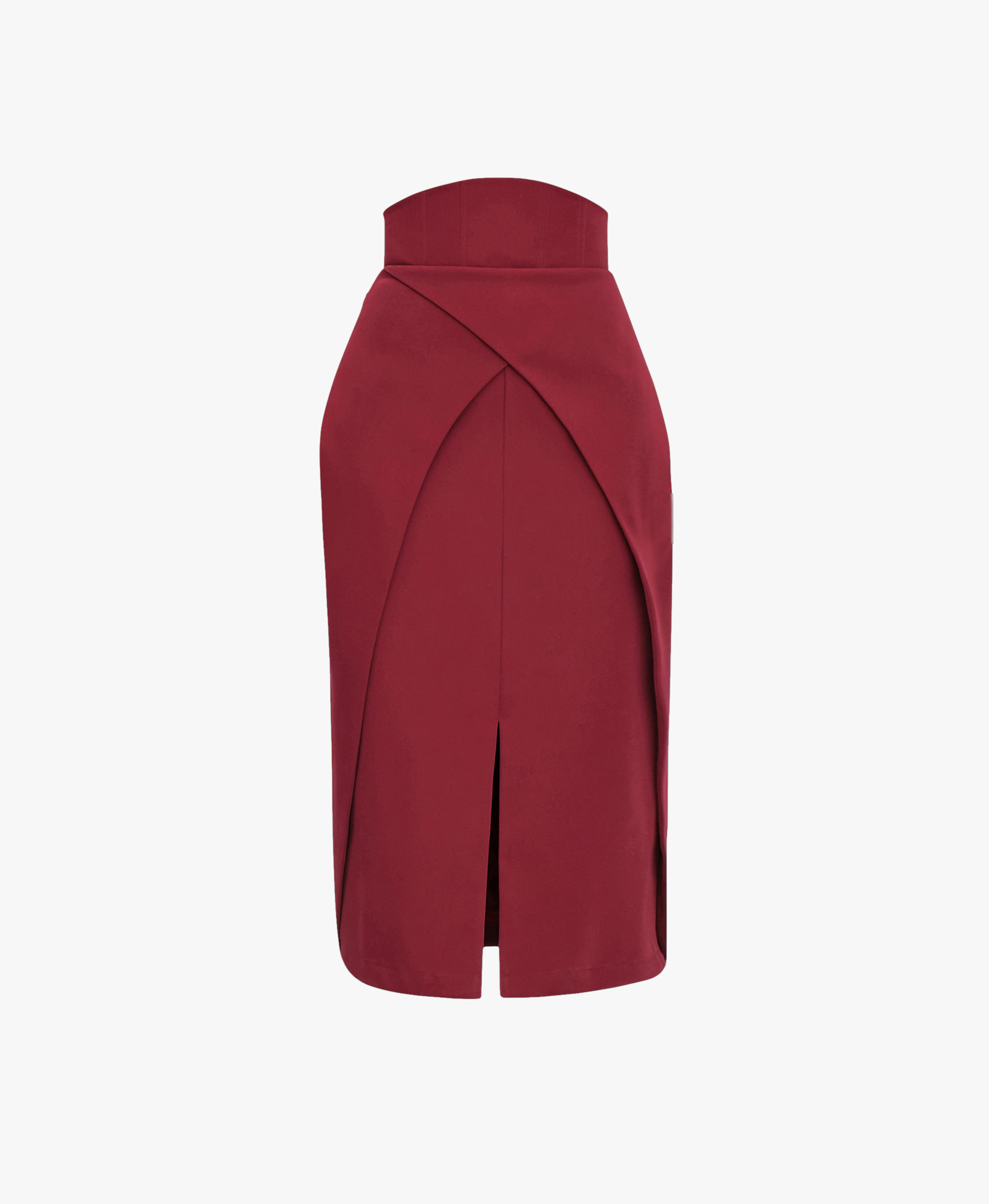 SITA CORSET SKIRT - PLUM made by Andrea Iyamah