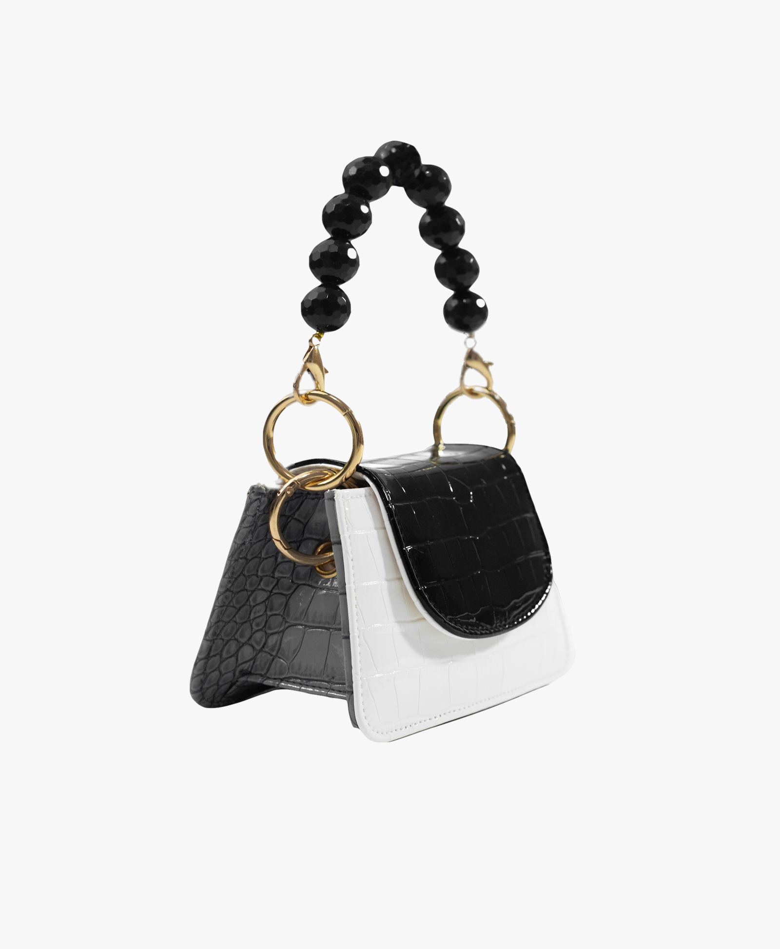 Horra - Black X White X Grey - Mini bag made by ALIEL