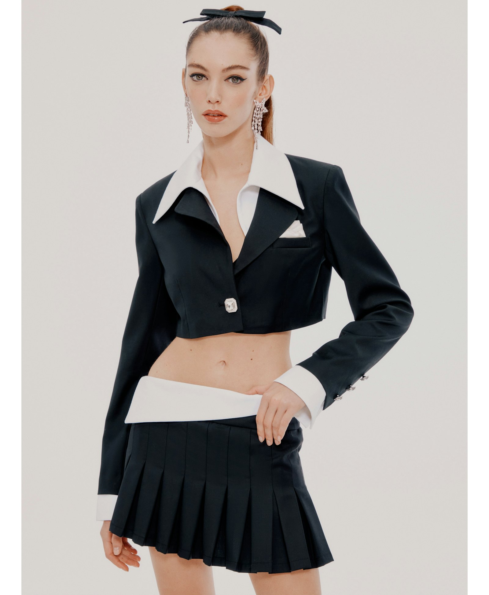 Anele Blazer in Black made by Nana Jacqueline