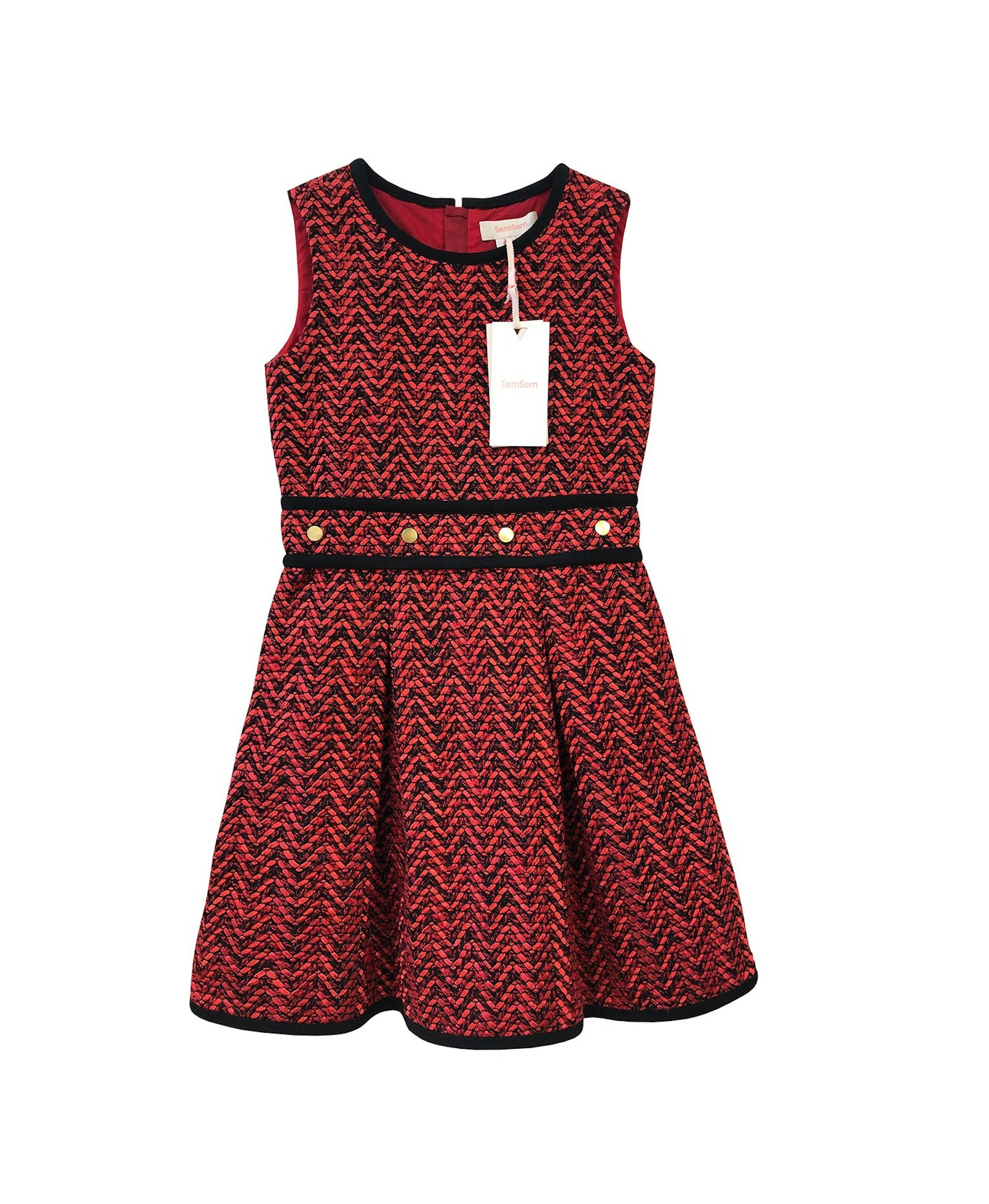 Sameera Dress - Red made by SEMSEM