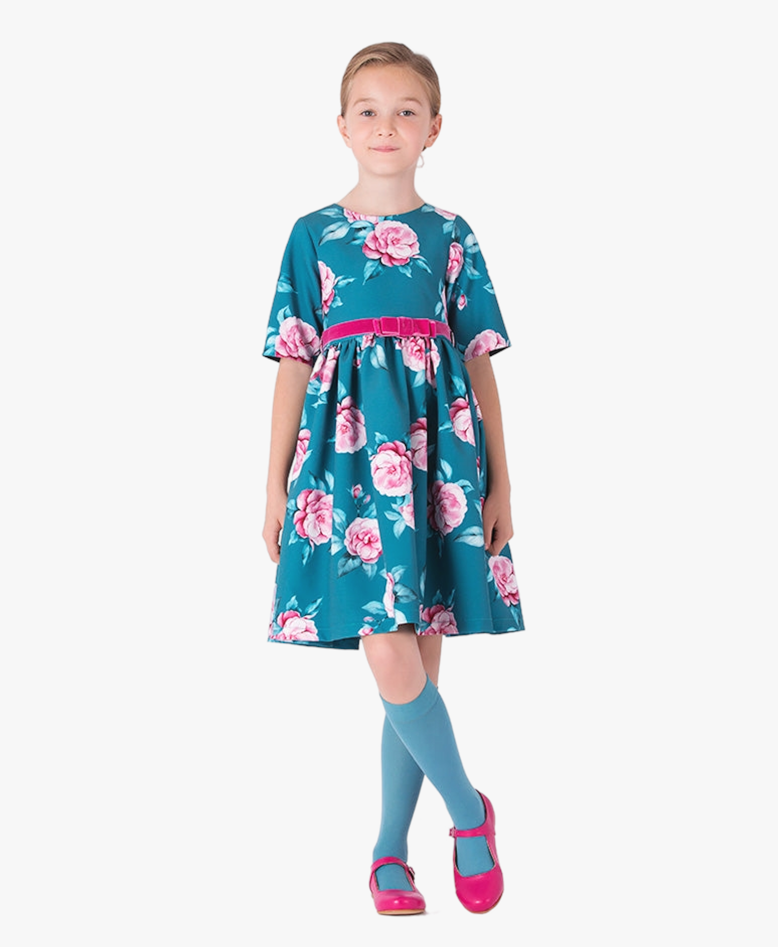 Floral Savaya Girls Dress made by Mama Luma