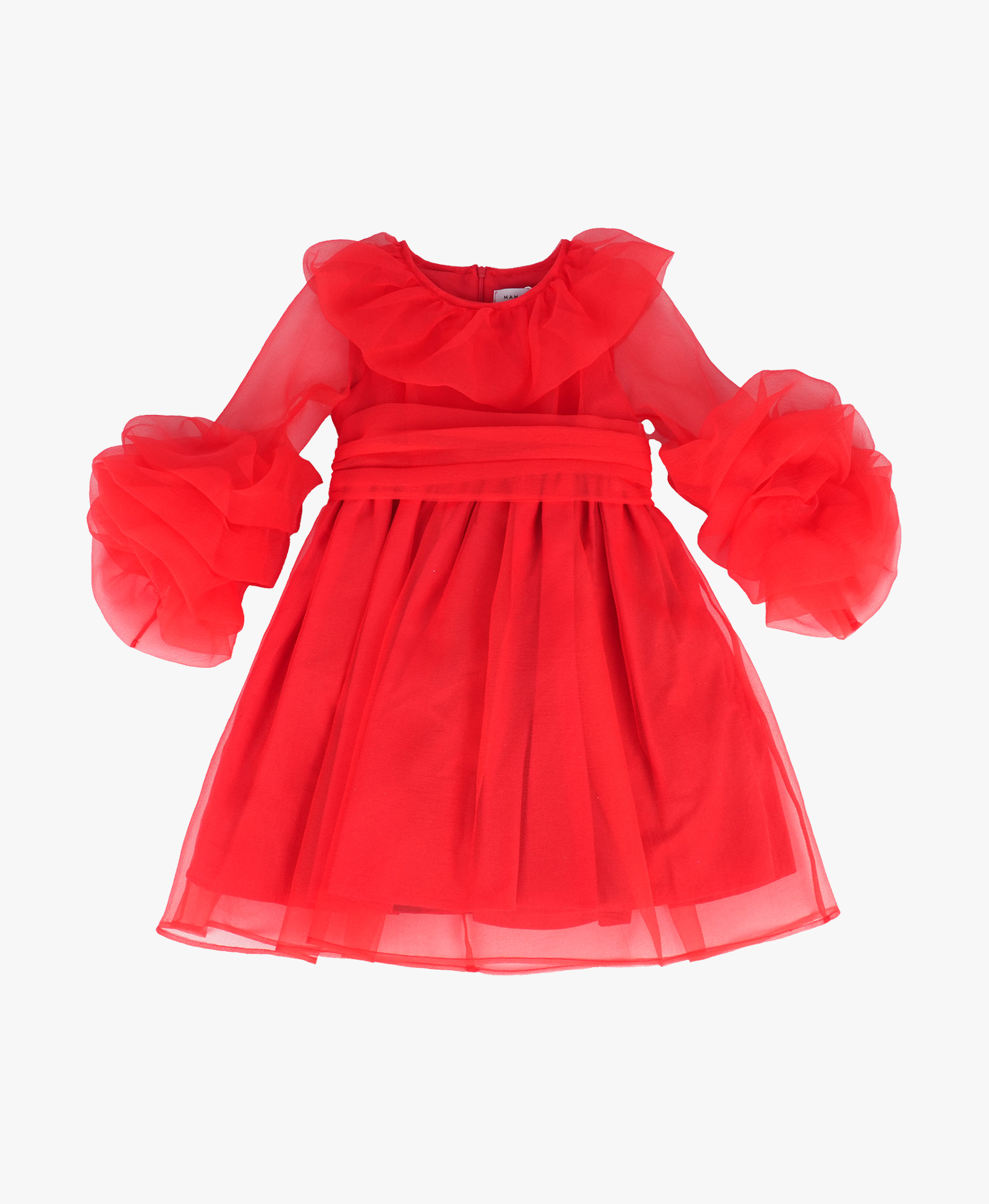 Red Ruffles Dress made by Mama Luma