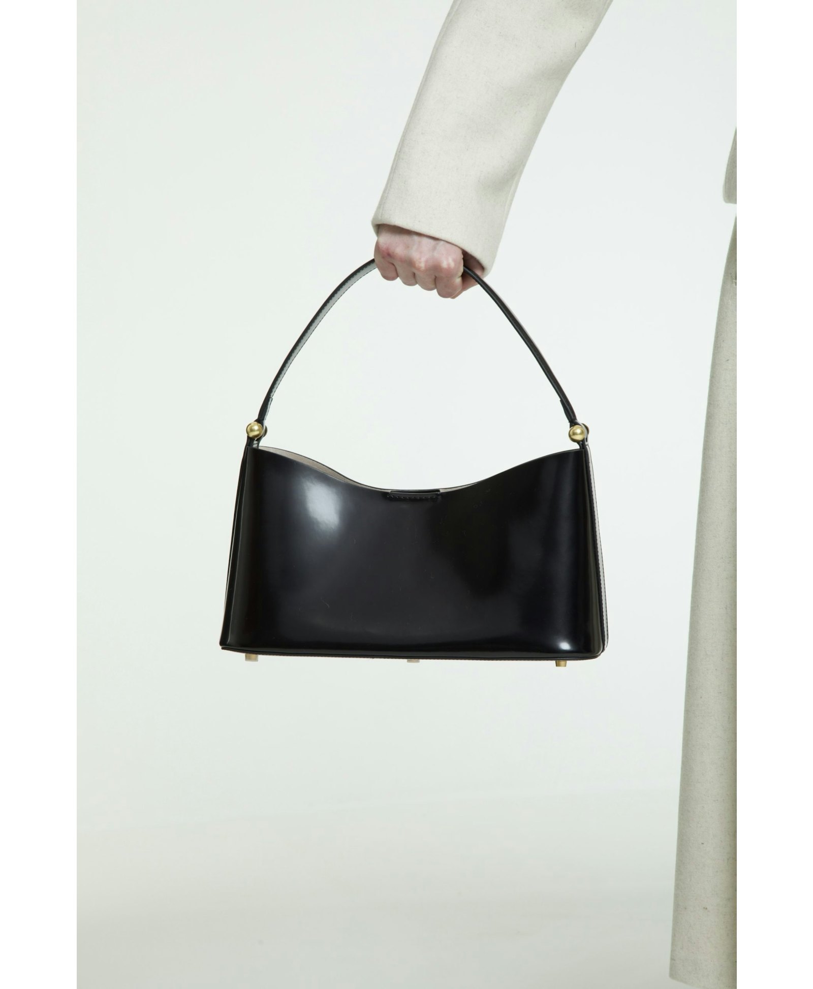 Patent leather handbag made by AFTERHOURS