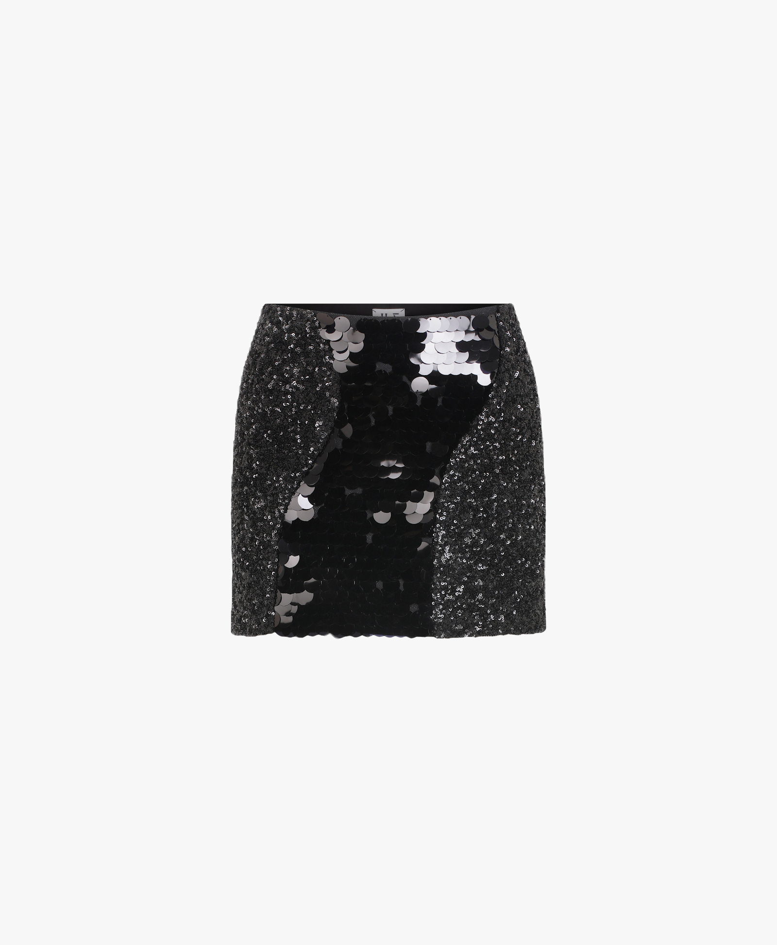 THELMA - PATCHWORK SEQUIN MINI SKIRT made by ILA