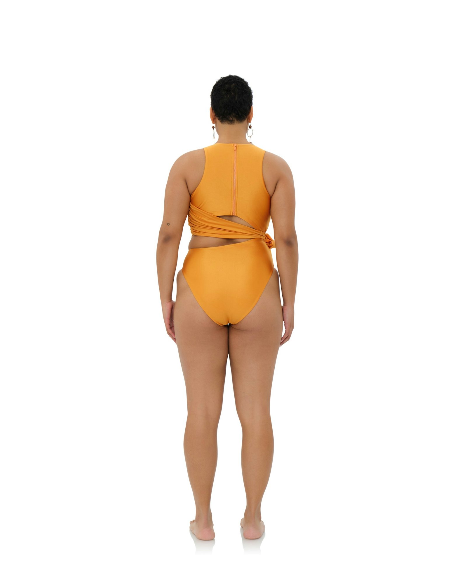 LADA ONE PIECE SWIMSUIT - SUNSET GOLD made by Andrea Iyamah