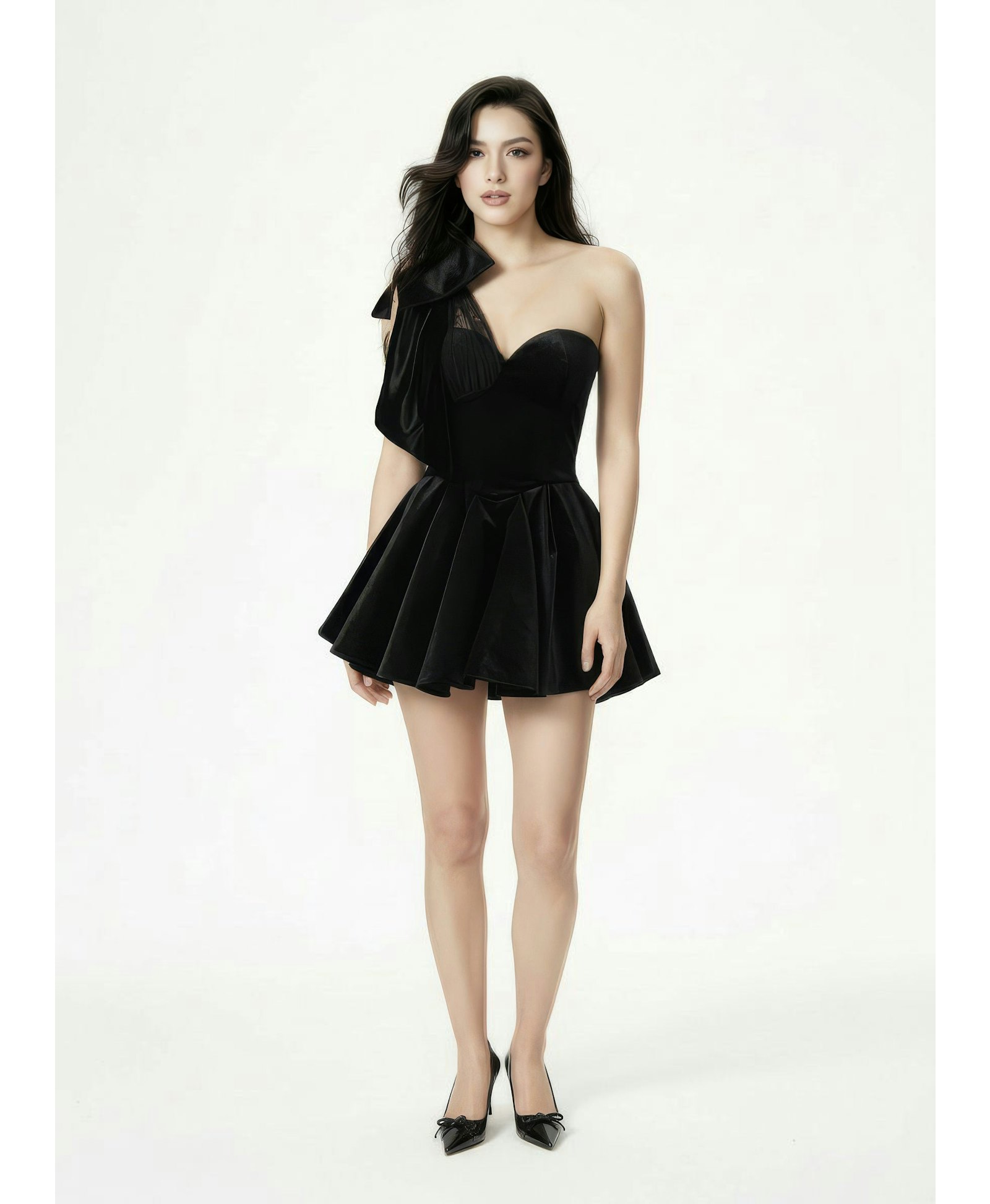 Zephina Velvet Mini Dress made by Nana Jacqueline