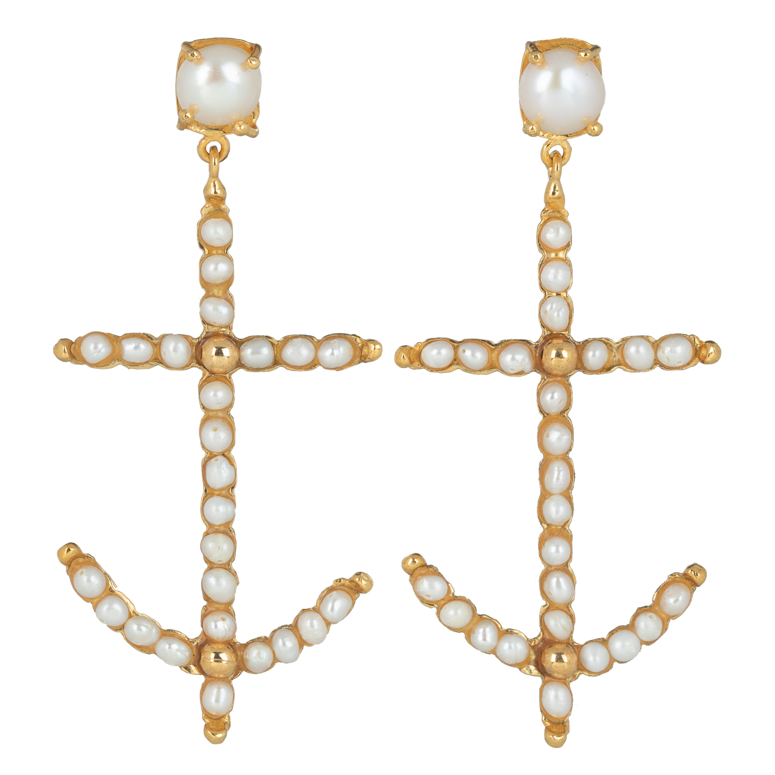Christie Nicolaides Marinaia Earrings Pearl