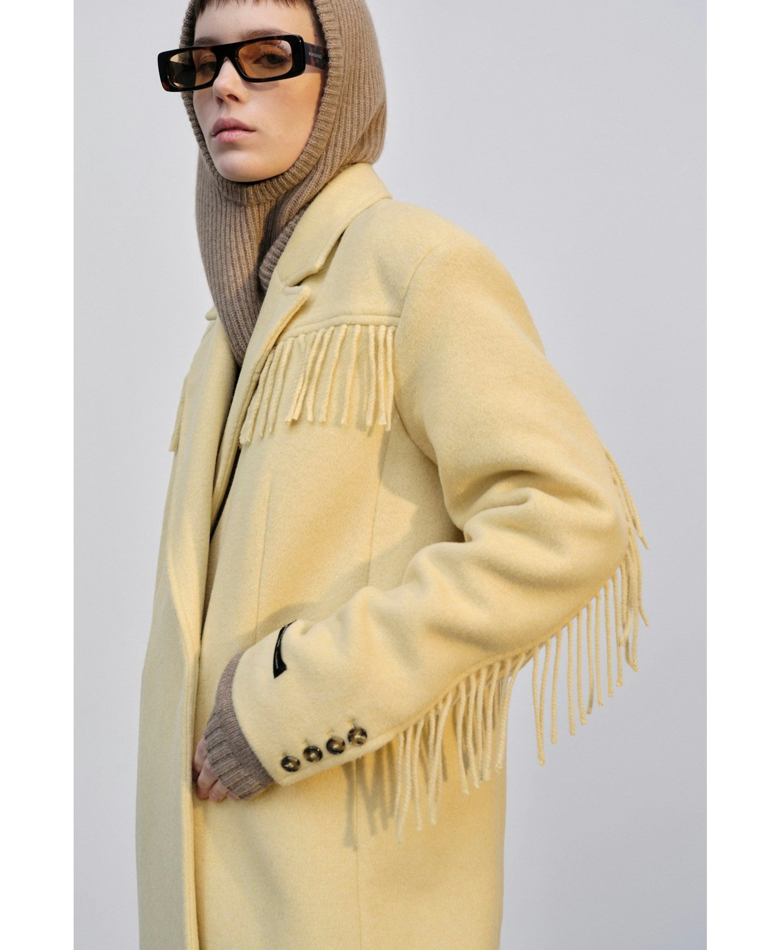 Winner Coat - Pale Yellow made by HERSKIND