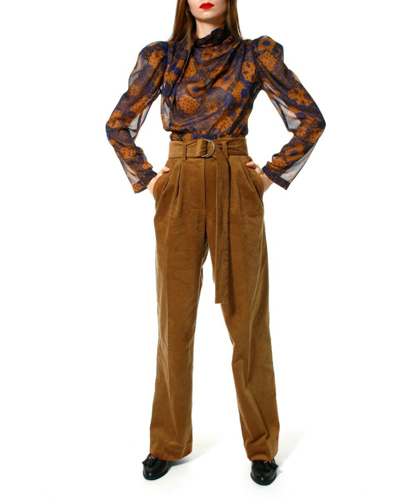 Pants Janice Toffee made by HALEWSKI