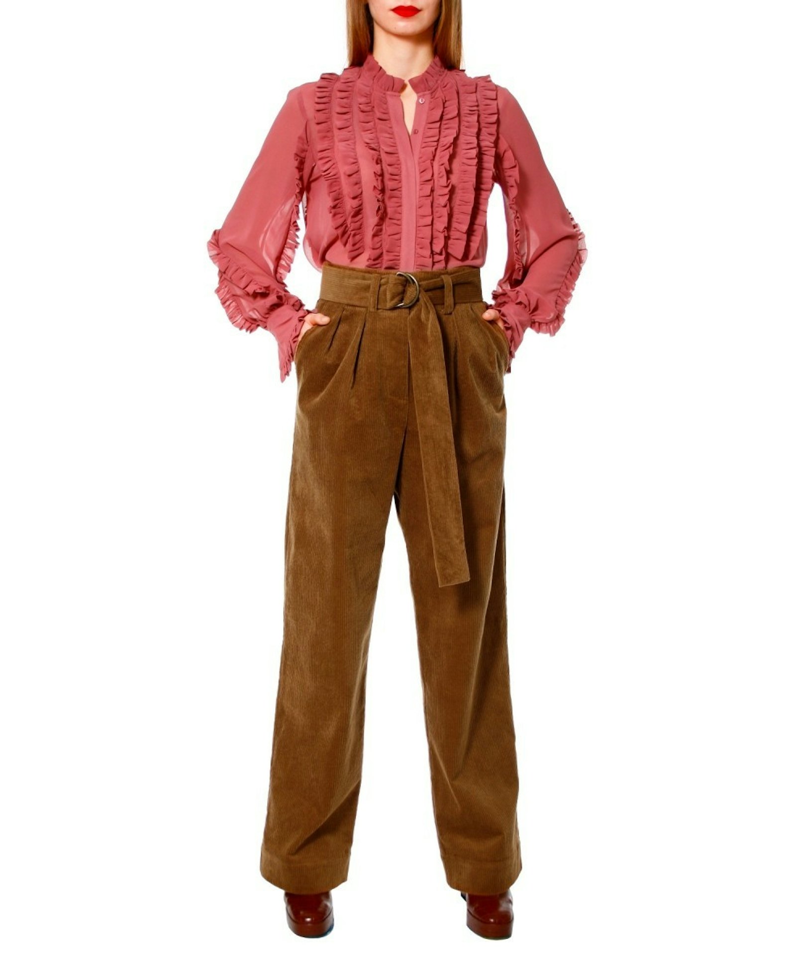 Pants Janice Toffee made by HALEWSKI