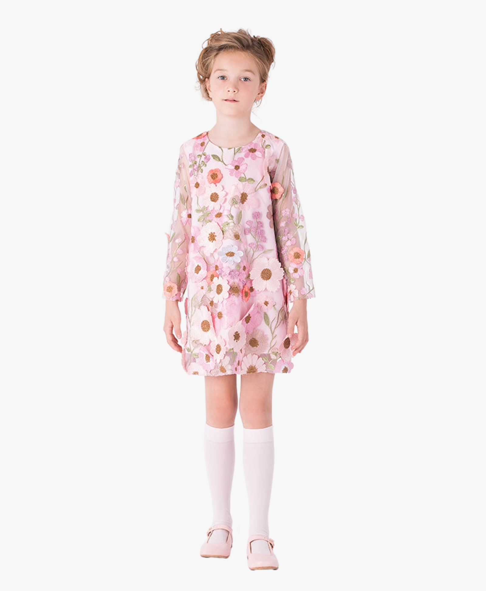 Exquisite Flowers Girls Dress made by Mama Luma