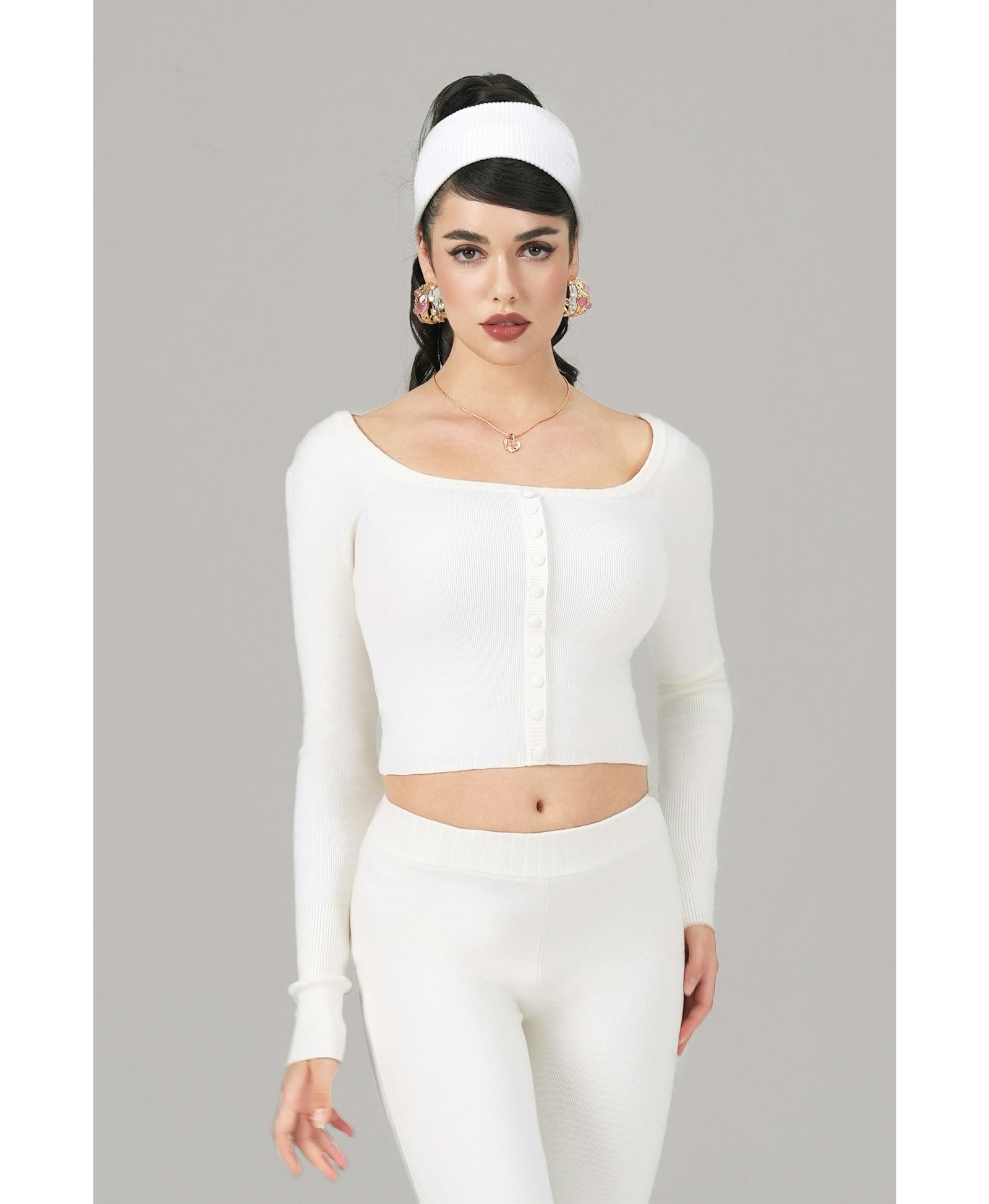 Holly Pants (White) made by Nana Jacqueline