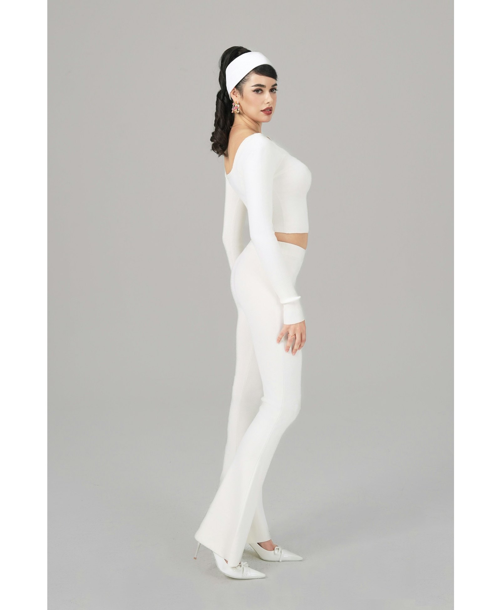 Holly Pants (White) made by Nana Jacqueline