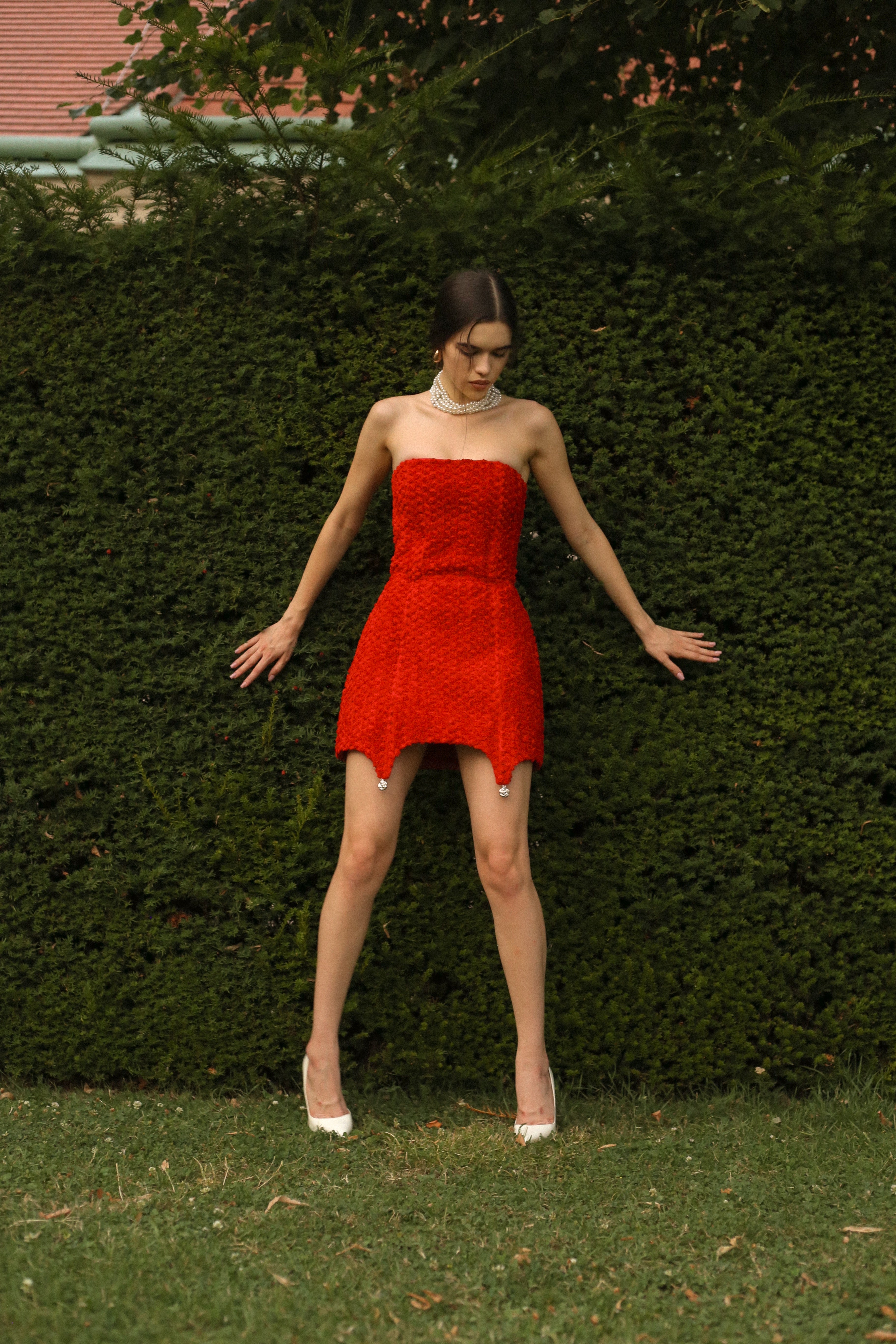 Shop Guranda Red Mini Dress