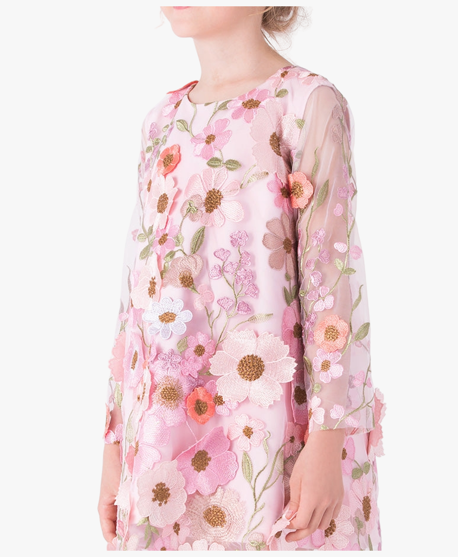 Exquisite Flowers Girls Dress made by Mama Luma