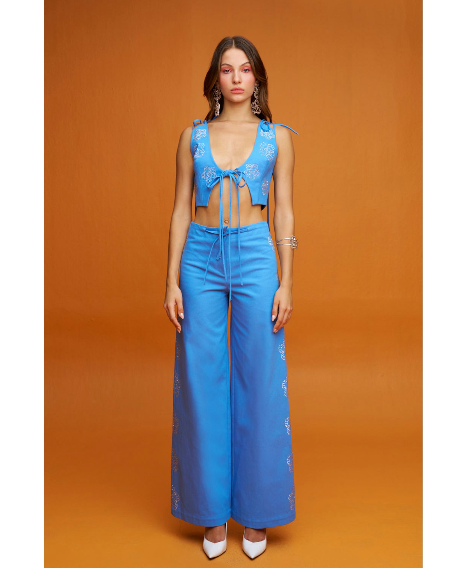 Chrysanthemum Pant made by Declara