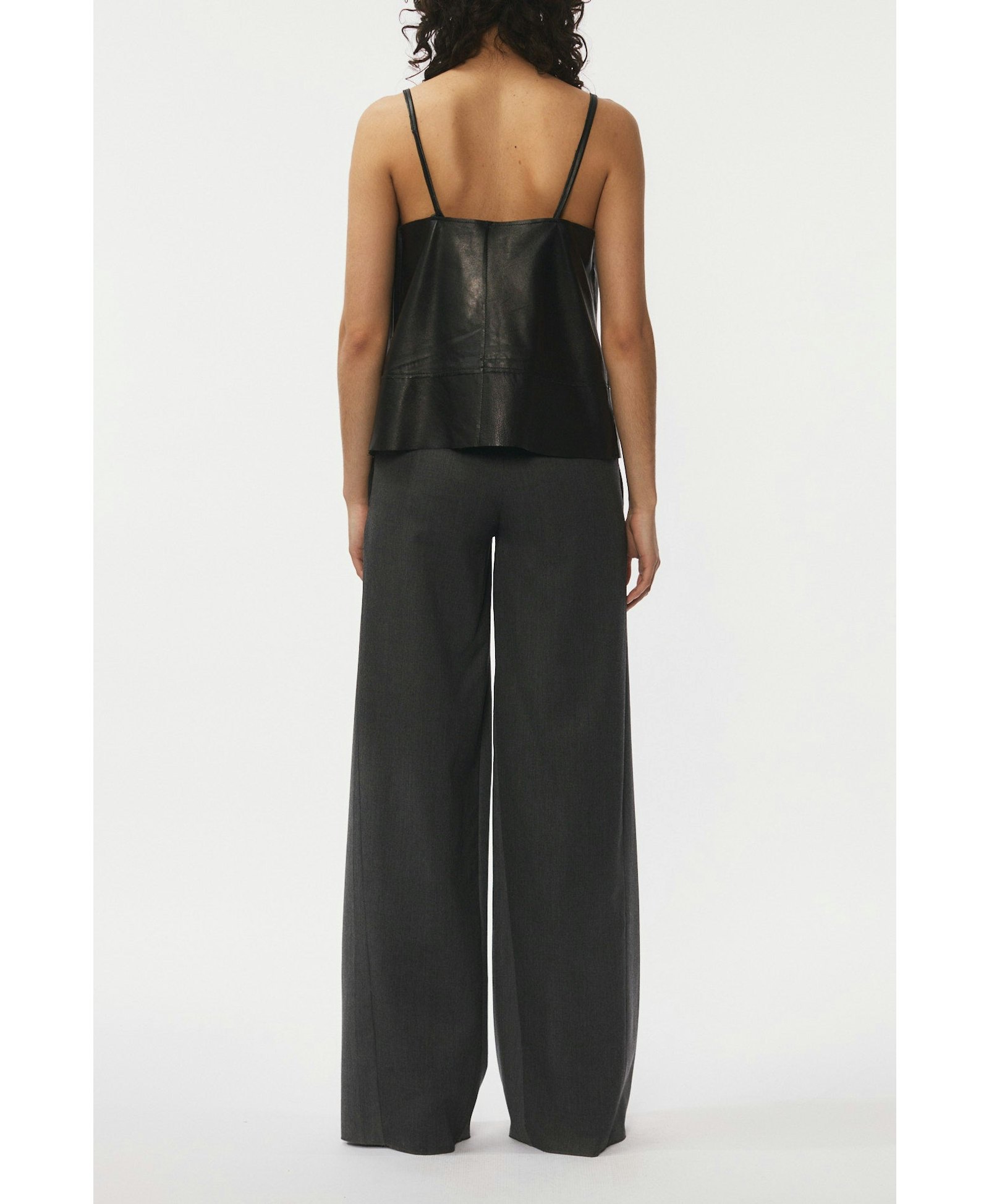 Leather Top - Black made by Gemme Collective