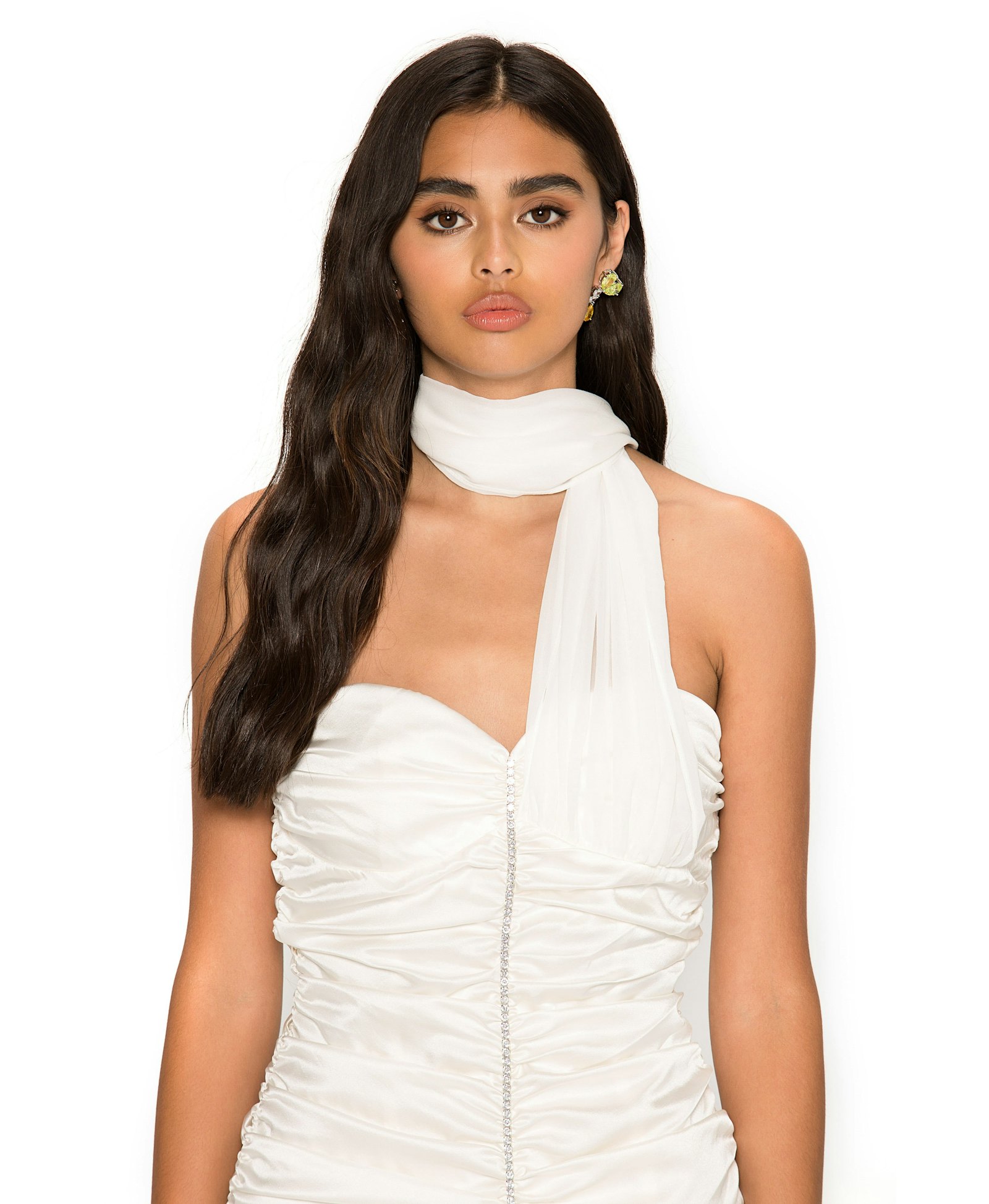 Celine Dress (White) (Final Sale) in White made by Nana Jacqueline