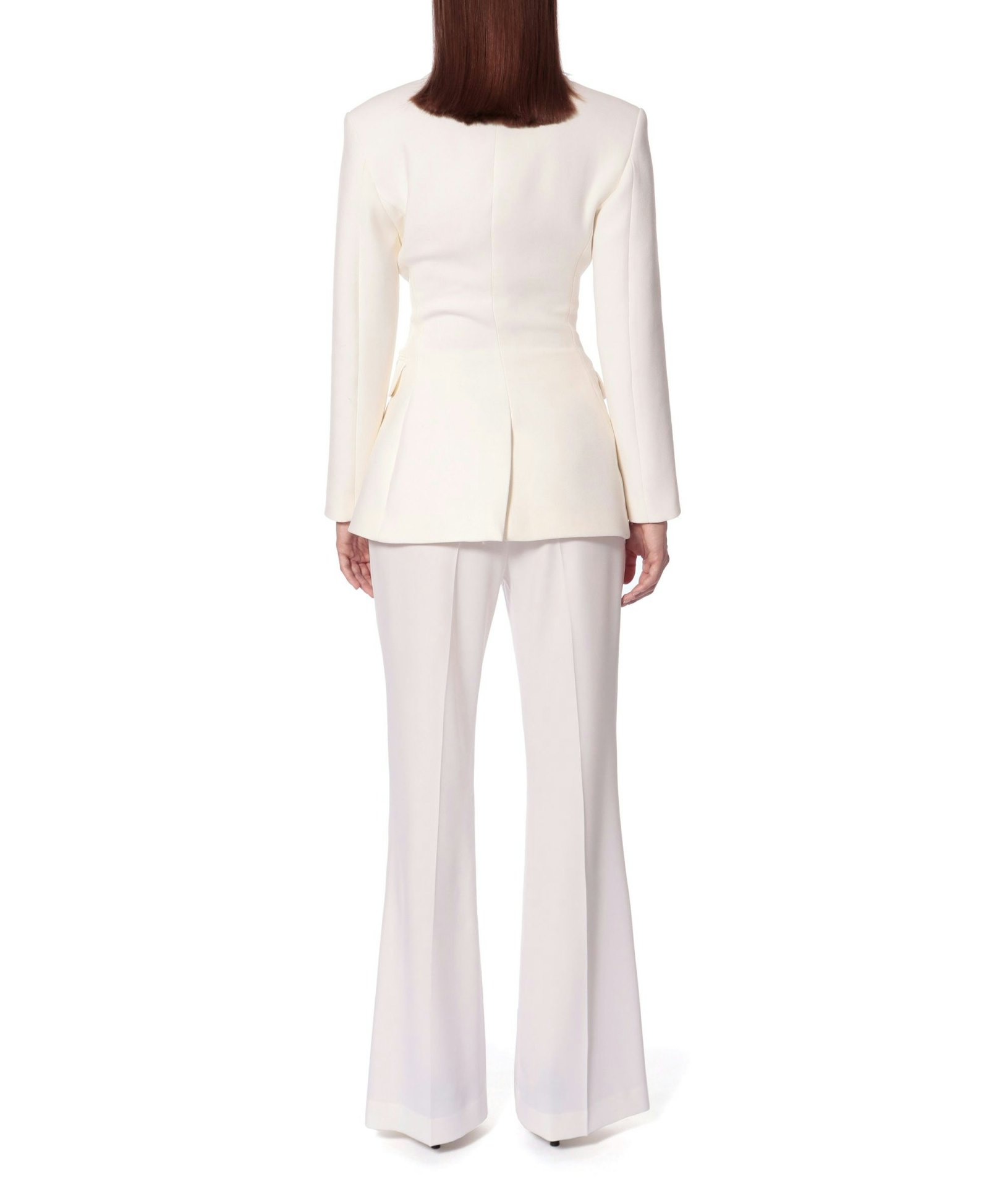 Blazer Isabella Off White in White made by HALEWSKI