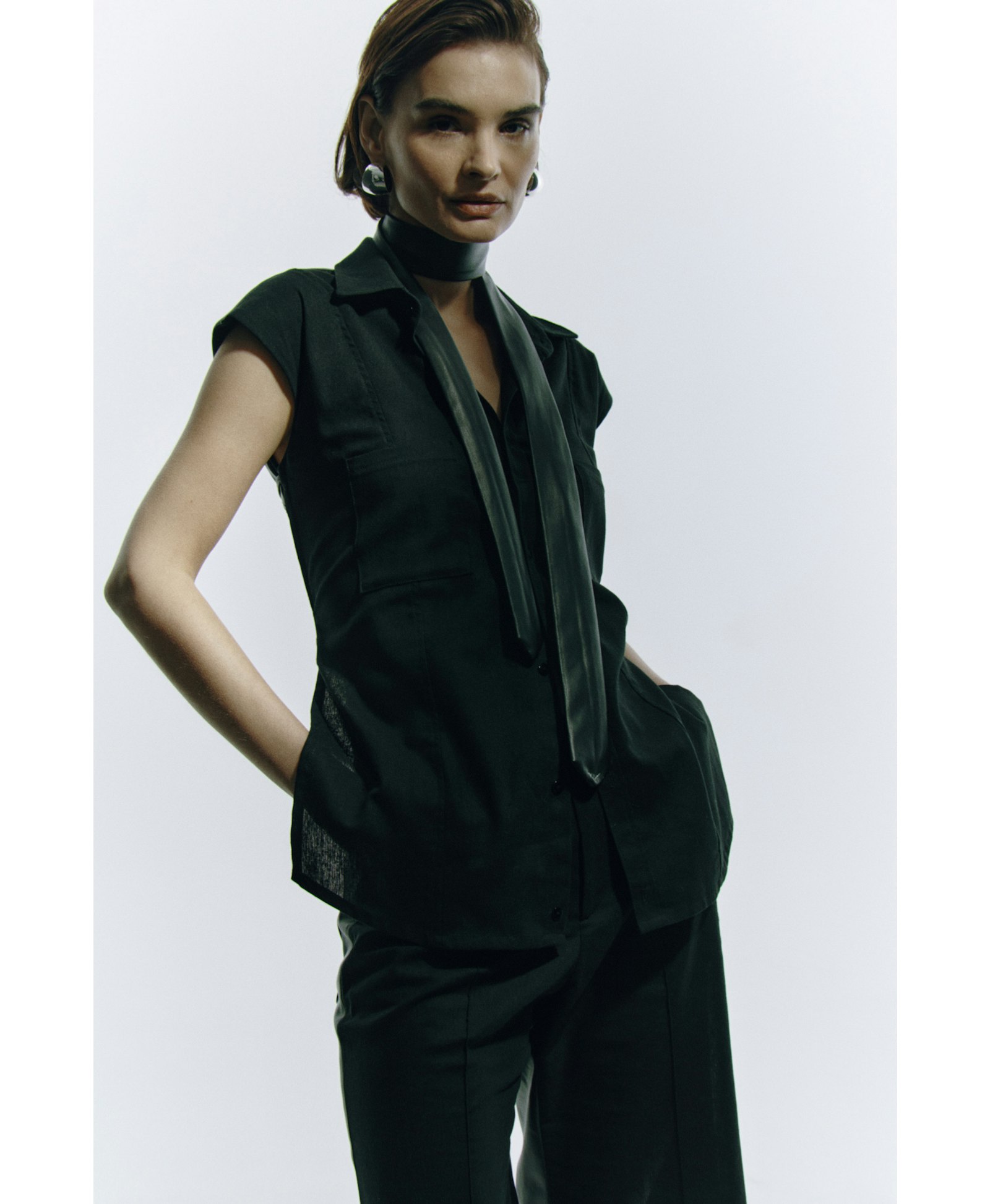 Tide's Caress black tie made by Wiktoria Frankowska