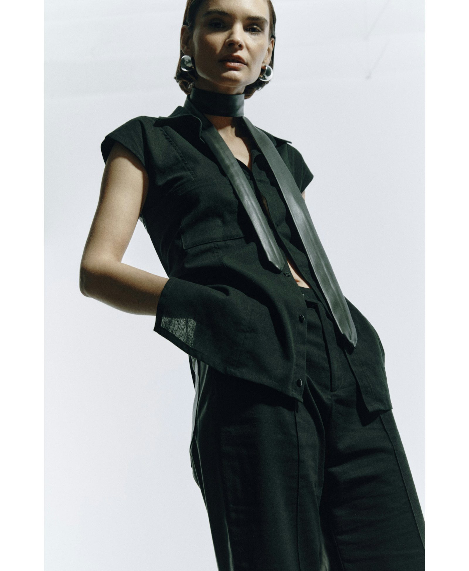 Tide's Caress black tie made by Wiktoria Frankowska