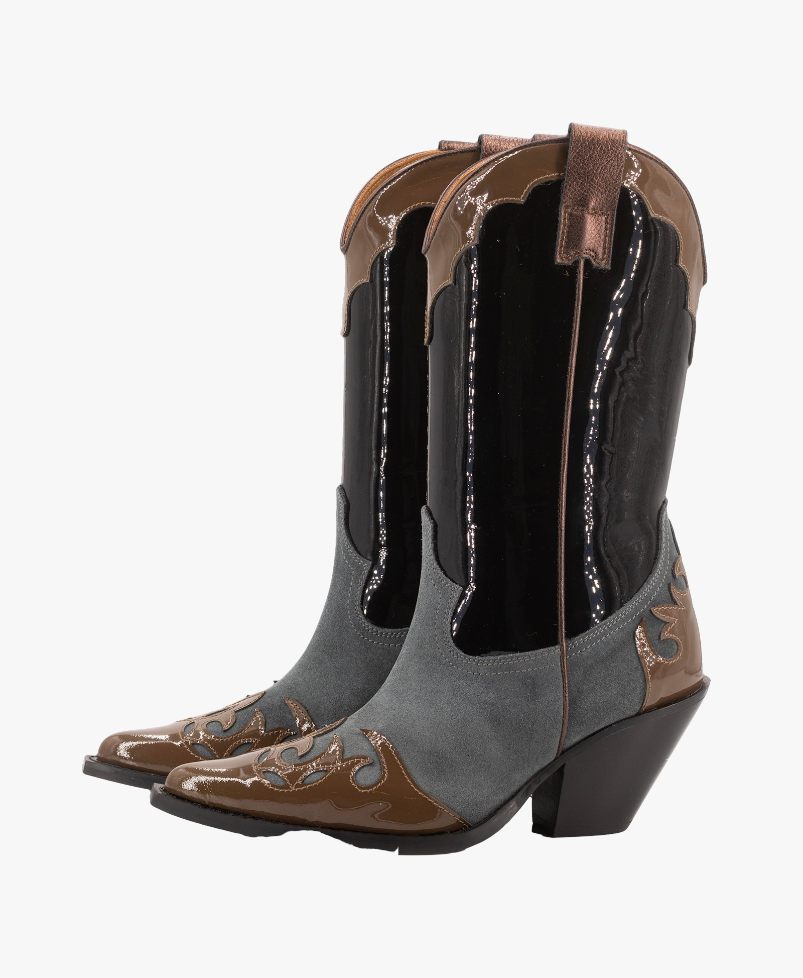 MULTICOLOURED BOOTS made by Toral