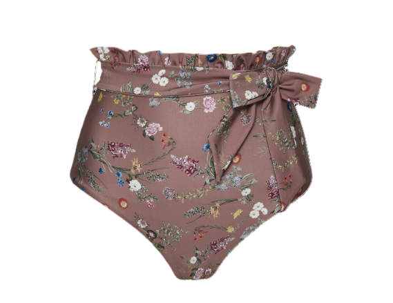 Dos Marquesas Flor De Cerezo Bikini Bottom In Pink