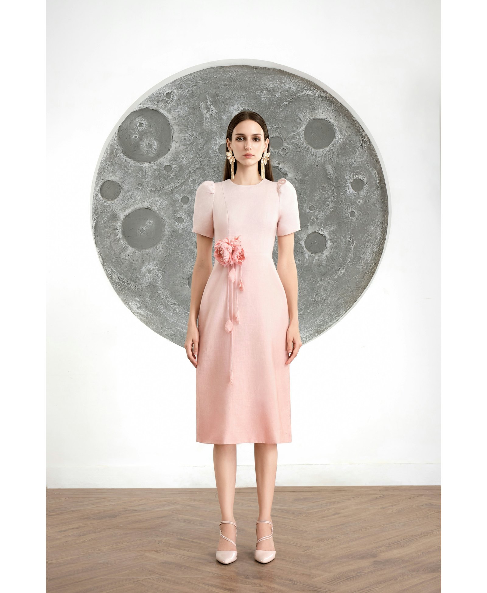 Divine Midi Dress made by JUSTIN TONG