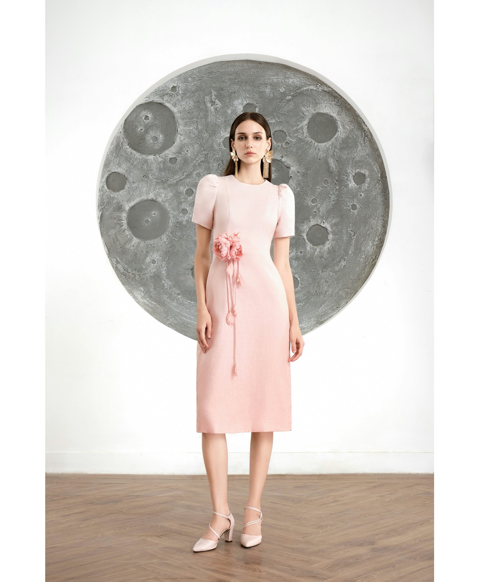 Divine Midi Dress made by JUSTIN TONG