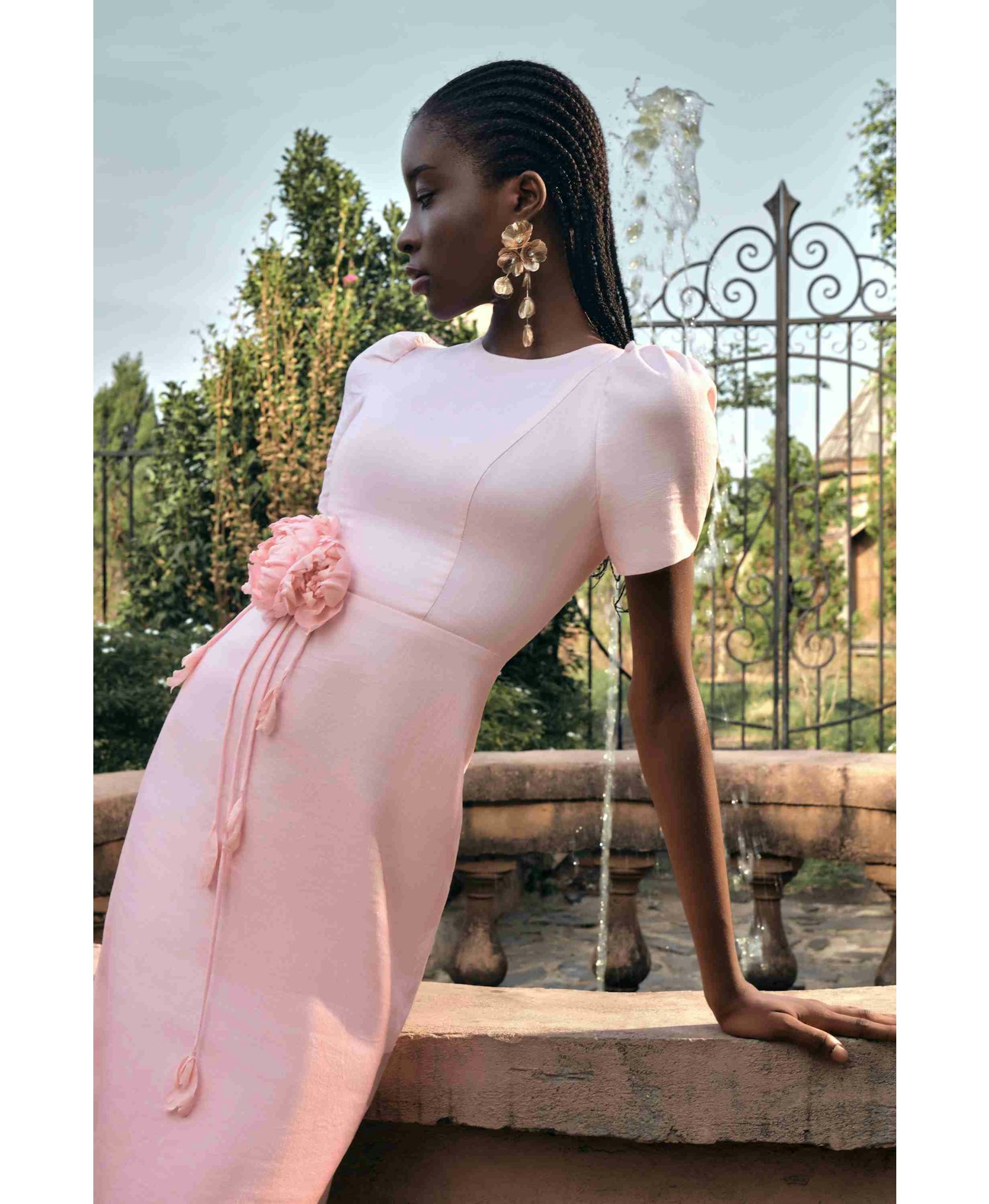 Divine Midi Dress made by JUSTIN TONG