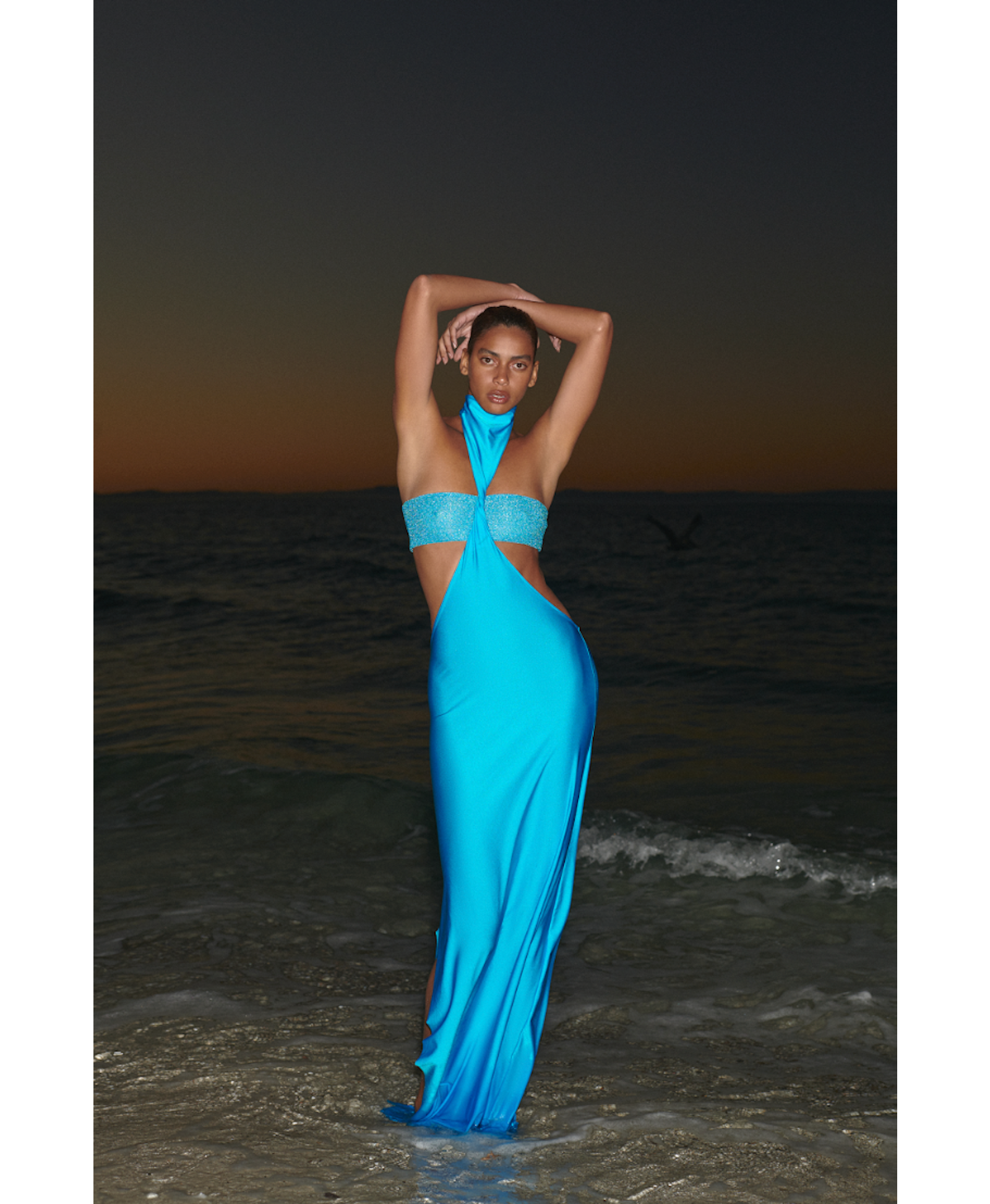 Aluna Dress in Blue made by BAOBAB