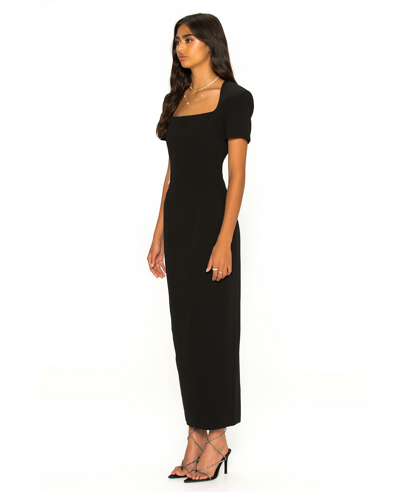 Zoe Dress (Black) made by Nana Jacqueline