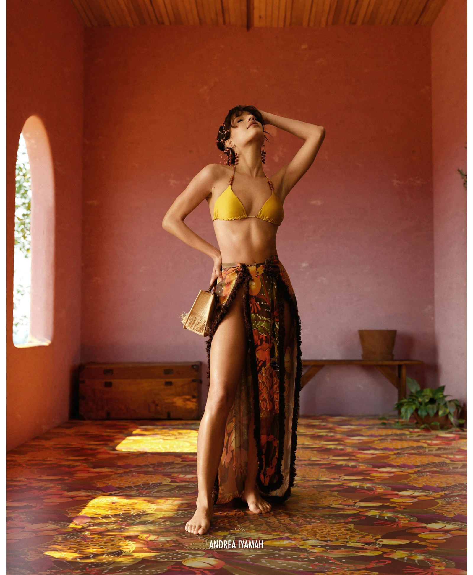 OMMA SARONG SKIRT made by Andrea Iyamah