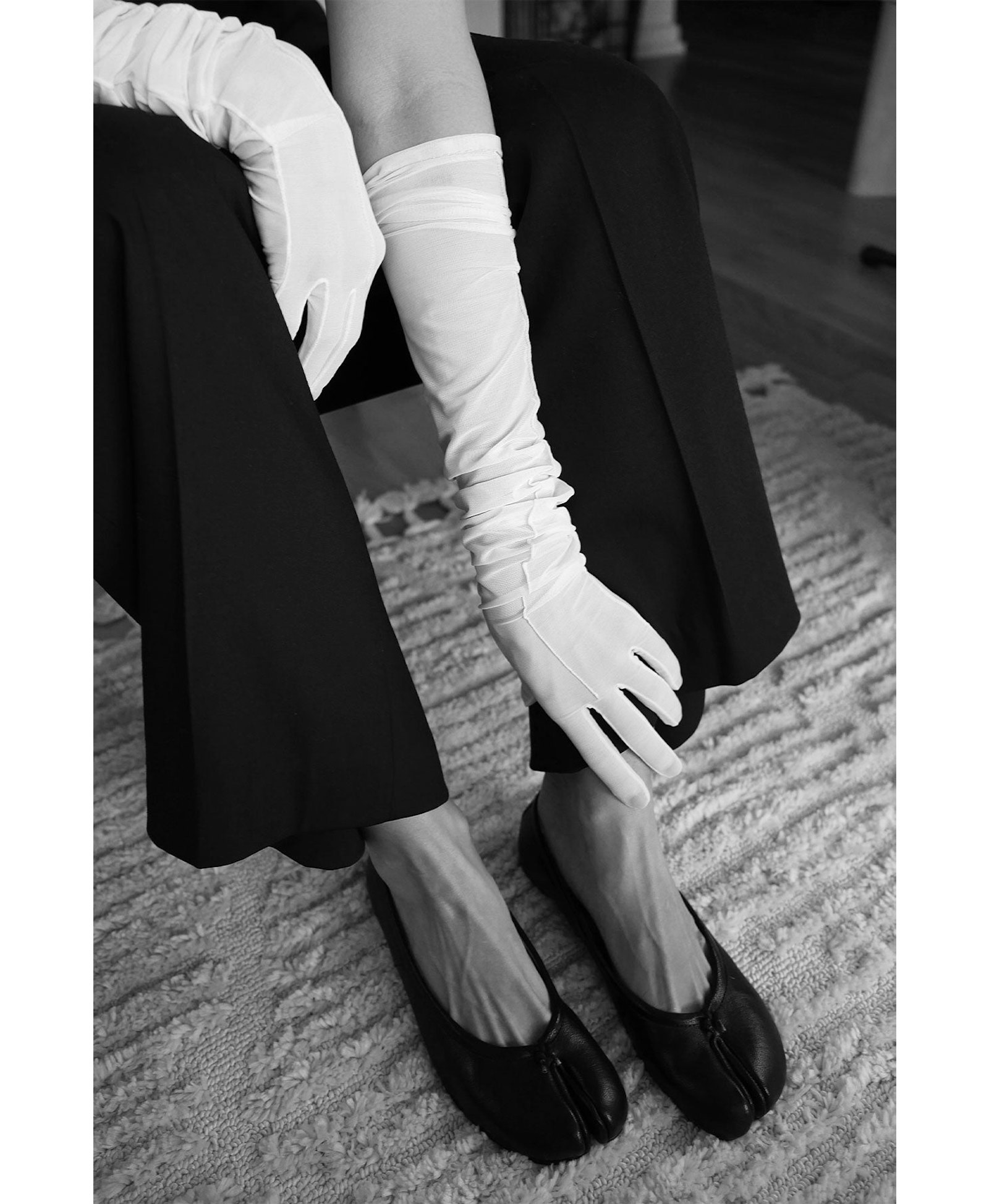 Mesh Long White made by Handsome Stockholm