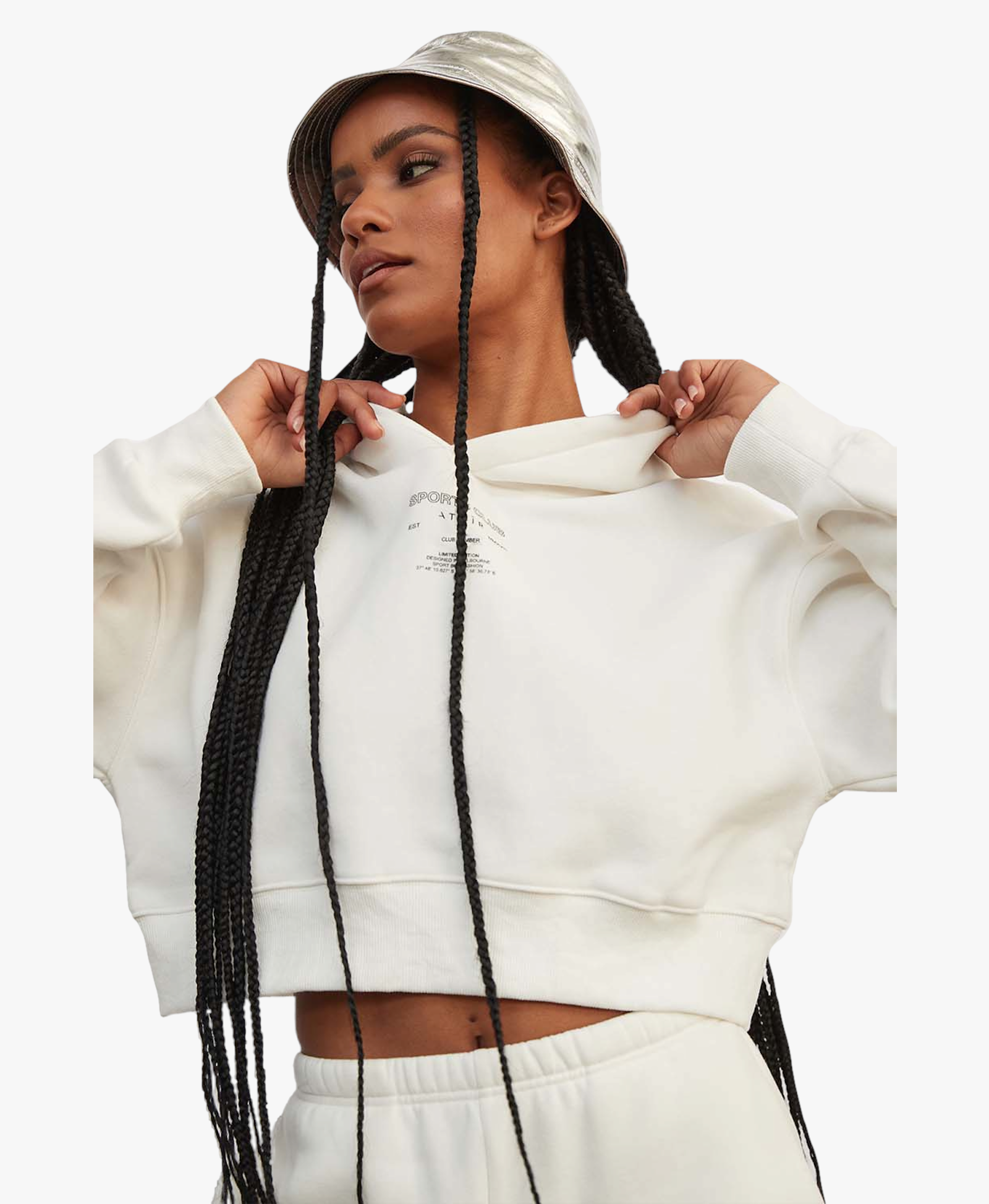 Balance Jumper in White made by Atoir
