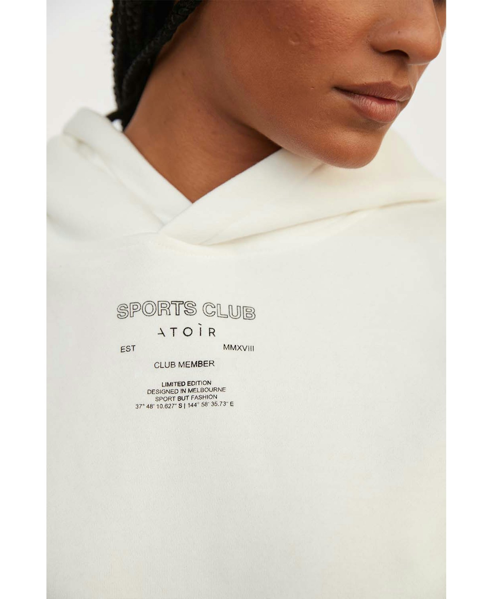 Balance Jumper in White made by Atoir