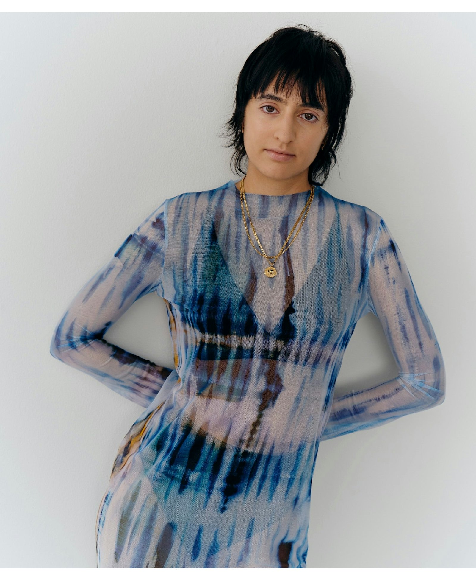 Kathy Dress - Tiedye Blue made by HERSKIND