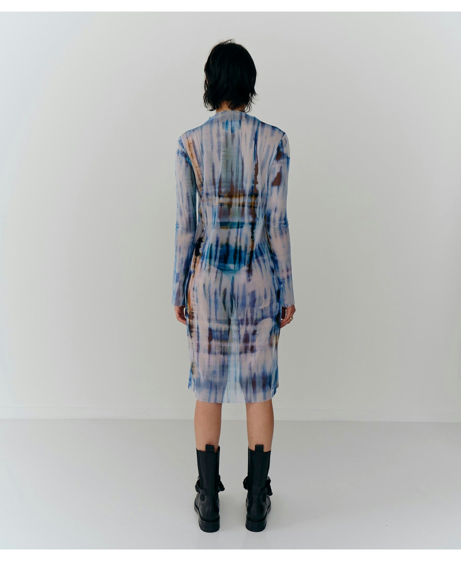 Kathy Dress - Tiedye Blue made by HERSKIND