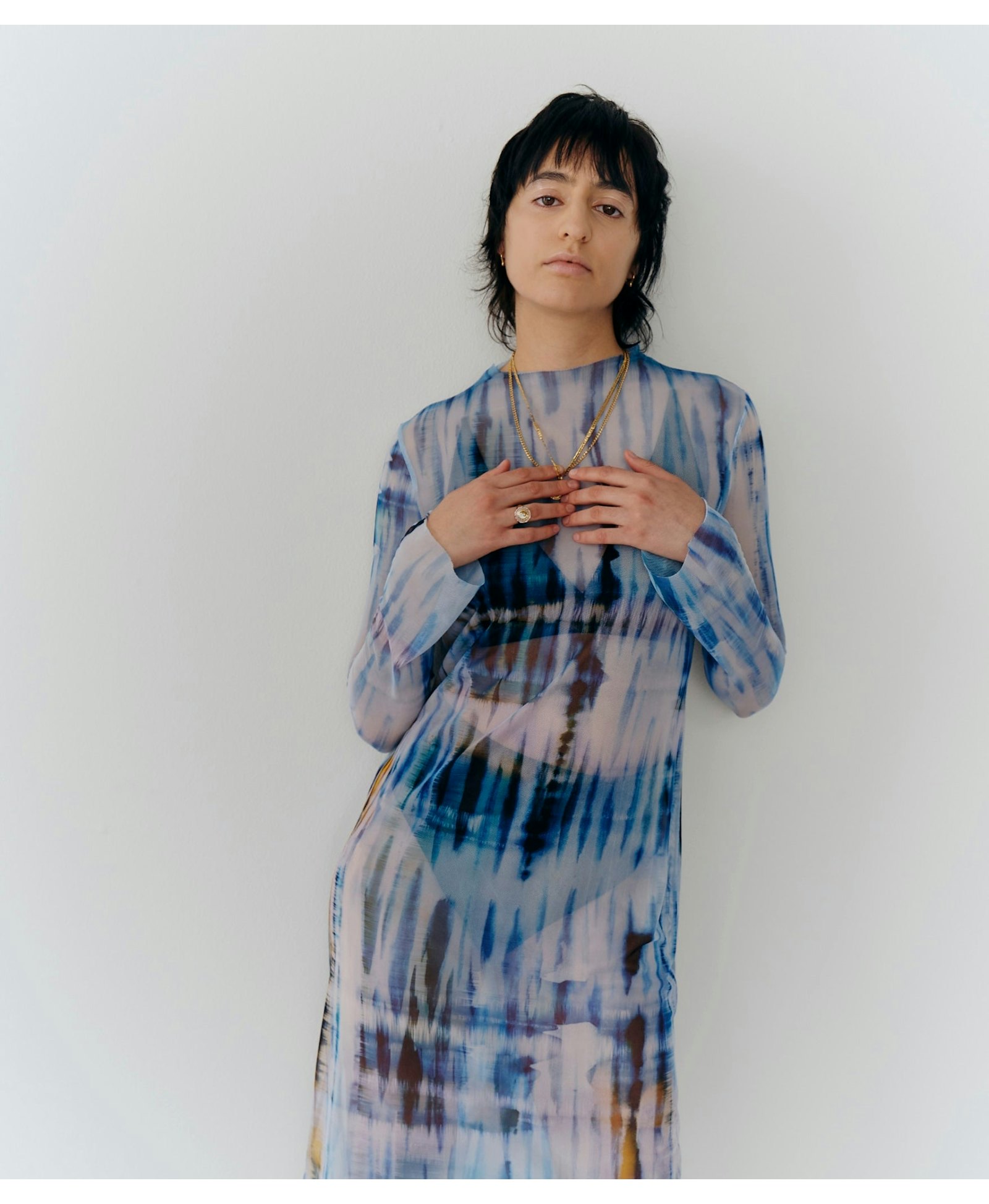 Kathy Dress - Tiedye Blue made by HERSKIND