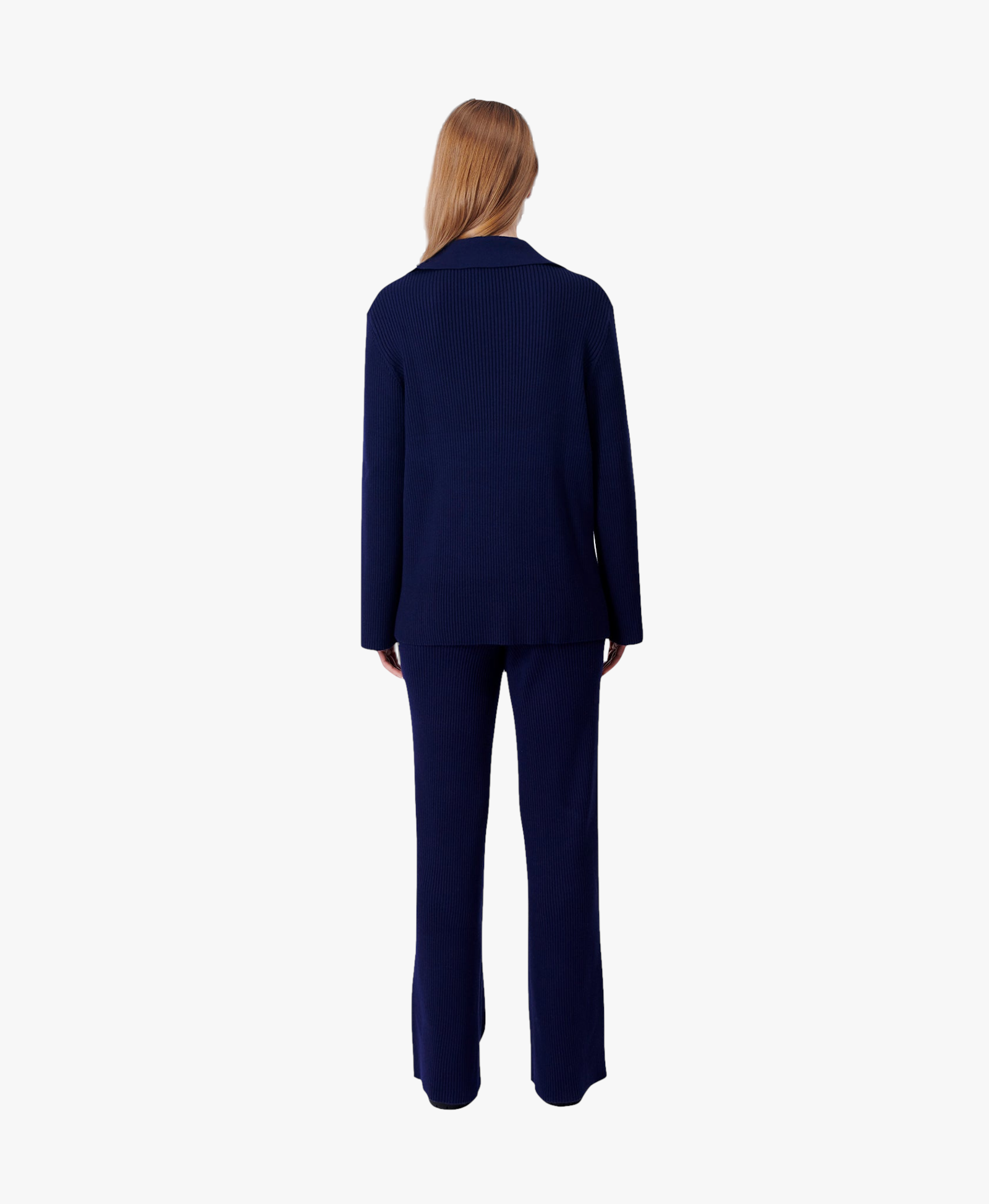 Anine Trousers in Blue made by AÉRYNE