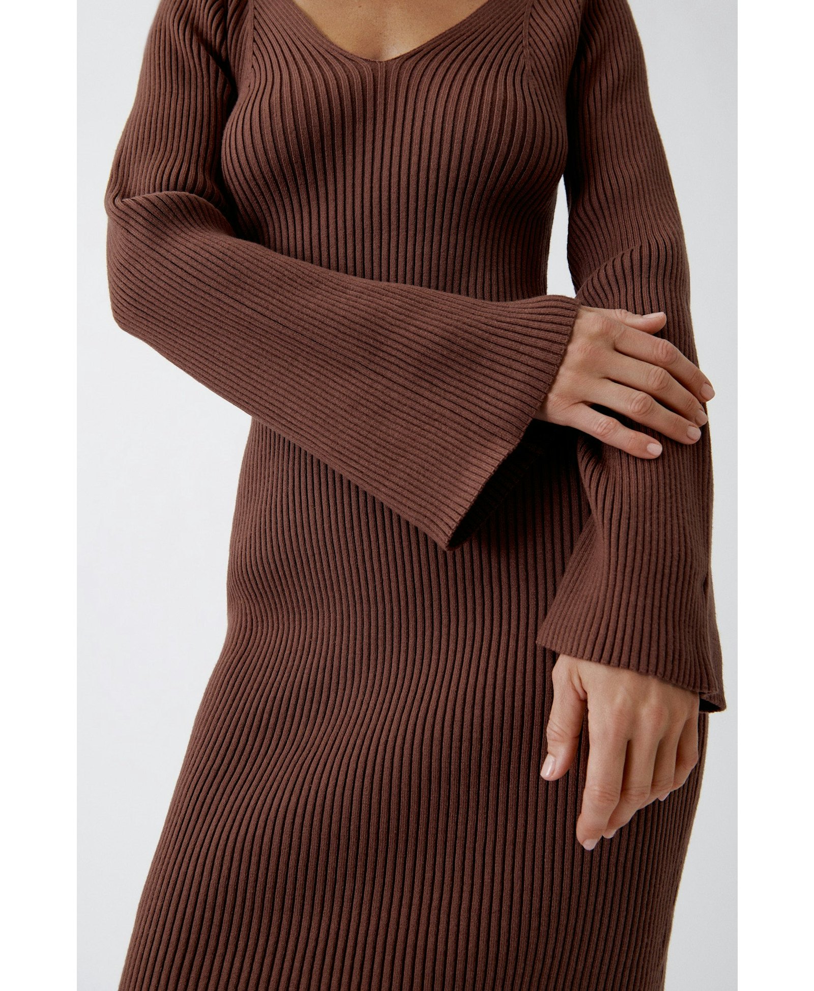 Felicity Dress in Brown made by AÉRYNE