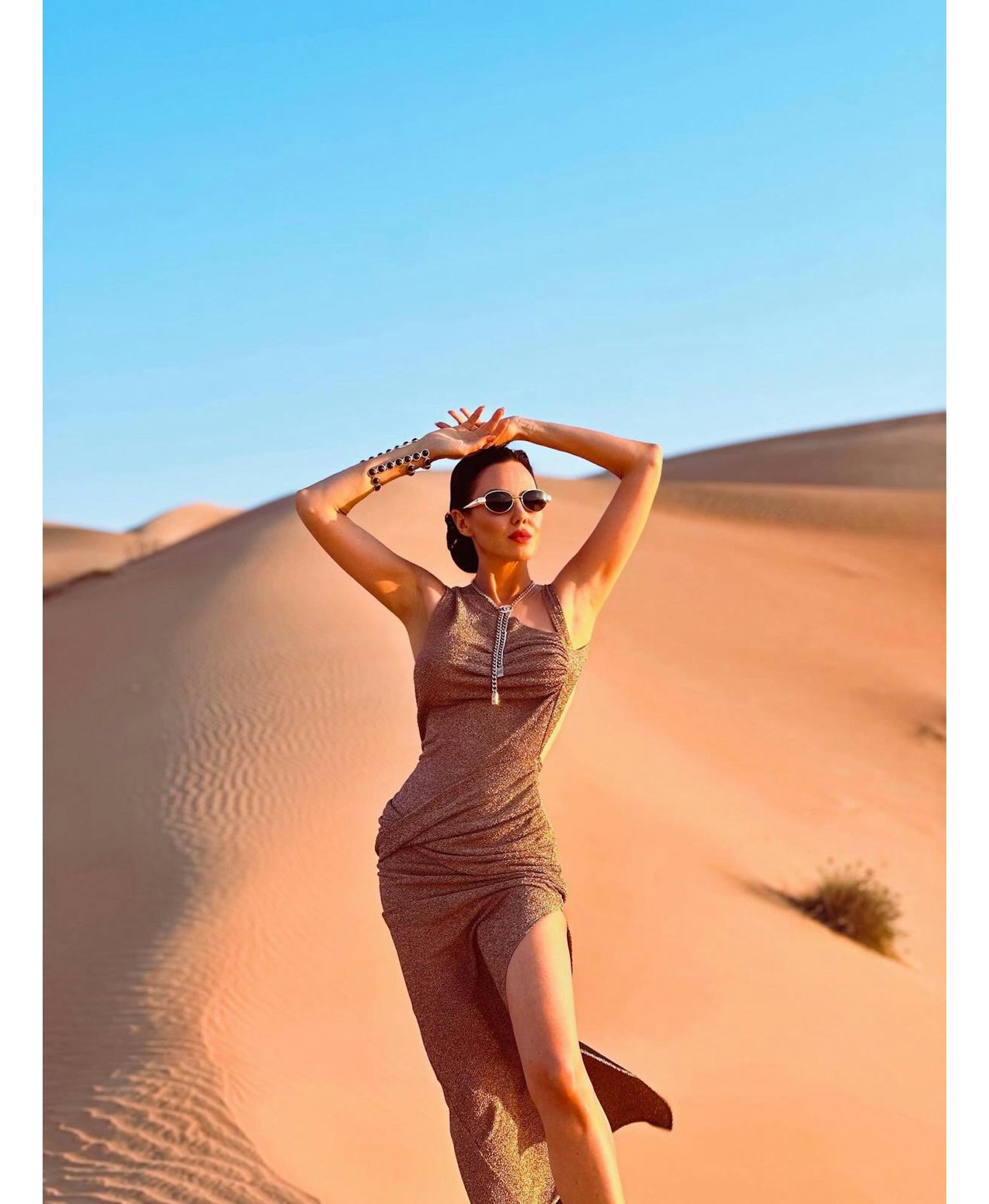 Leti Gold Dress made by Solié